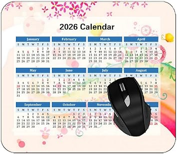 YENDOSTEEN 2025 Calendar Mouse Pad Gaming Mouse Pad Mouse Pad Mouse Pad Thin Curly Butterfly Flower Mouse Pad #296 Type-941
