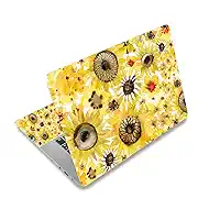 DINKY Laptop Skin Sticker Decal, 12" 13" 13.3" 14" 15" 15.4" 15.6 inch Laptop Universal Reusable Vinyl Skin Stickers Cover Art Decal Notebook PC Personalized Protector-Flora