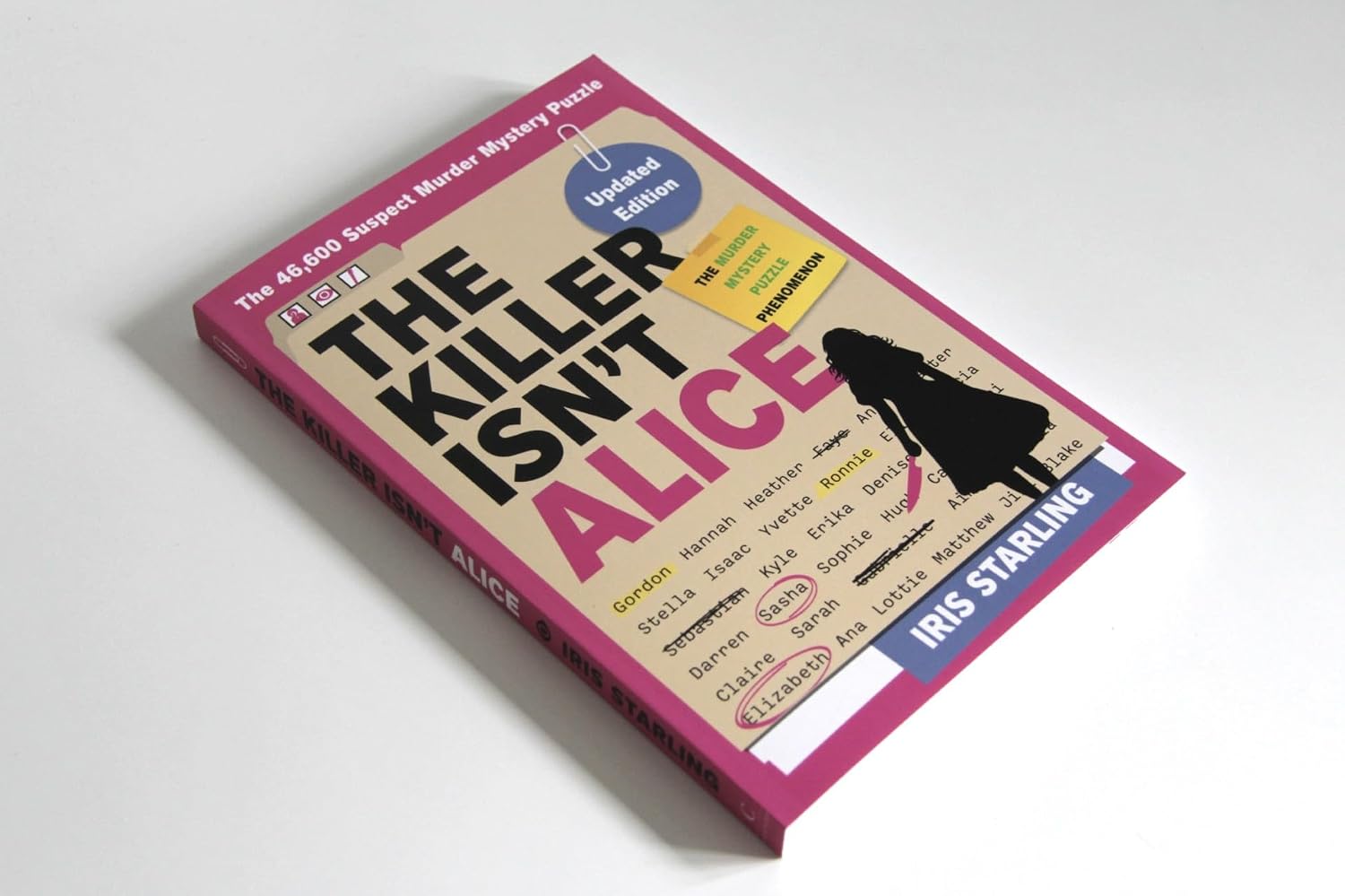 The Killer Isn't Alice: The Bestselling Interactive Murder Mystery Puzzle Book - 46,600 Su - Analyse des détails et conception