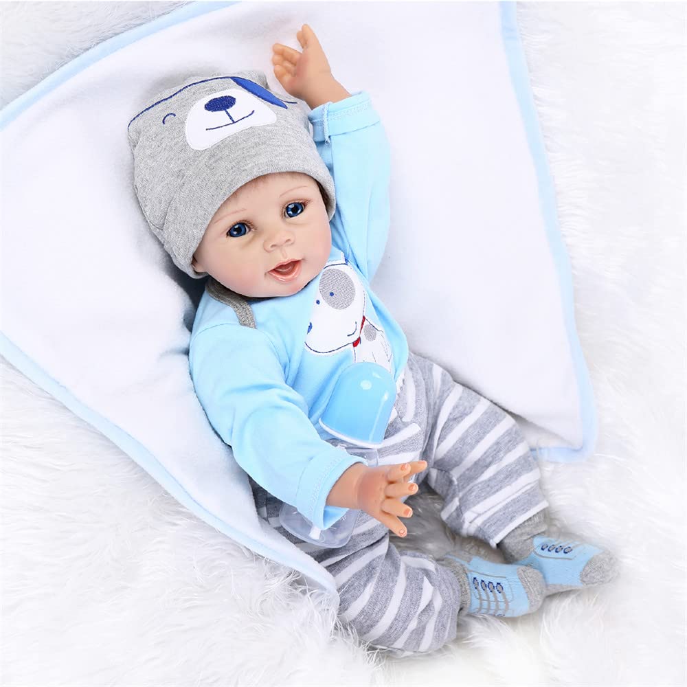 Amazon | リアル 赤ちゃん人形 工芸品 55cm リボーンドール人形 新生児