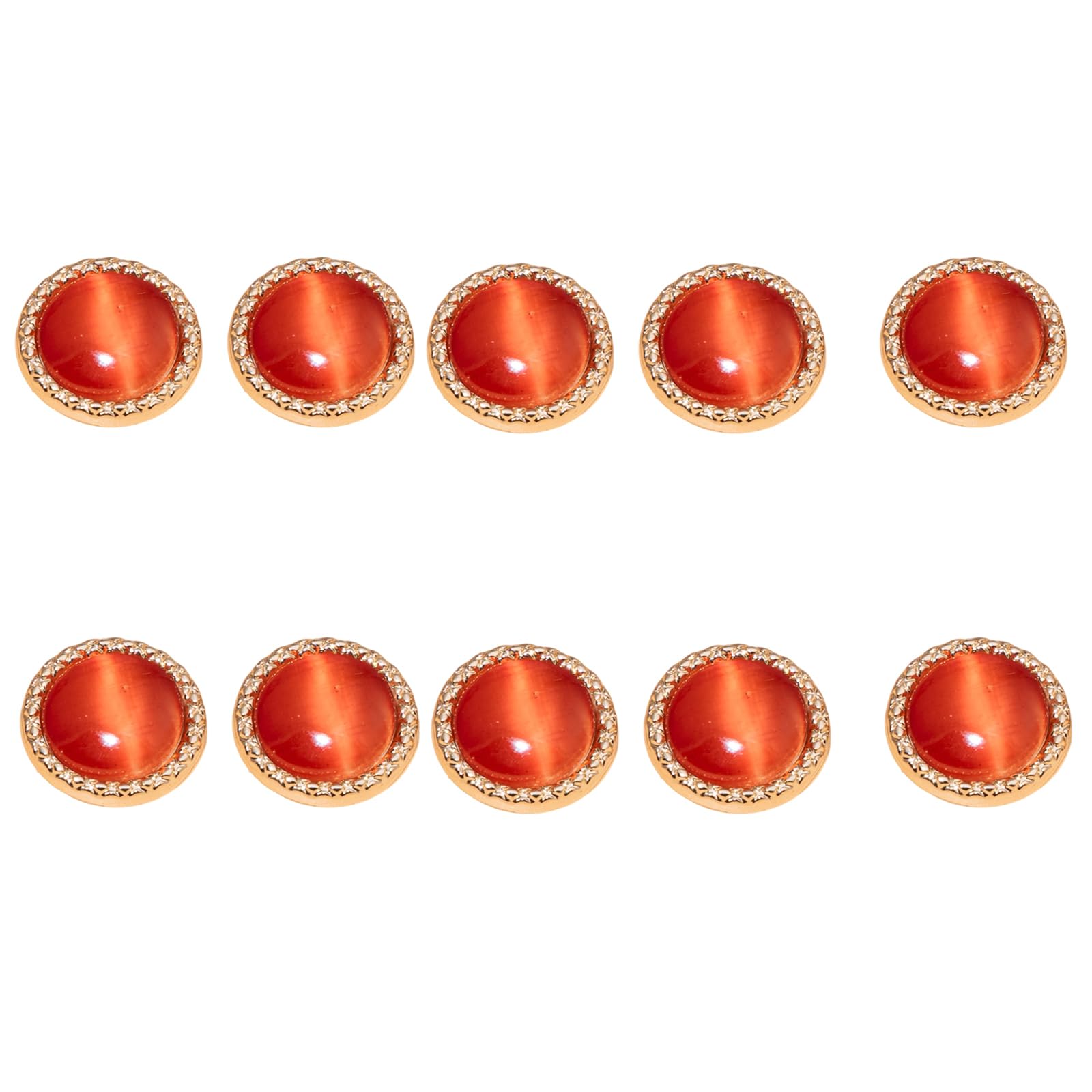 Tsophreniq 10Pcs Decorative Metal Buttons Decorative Clothing Button Fasteners for Garments Jackets Dress Coat Sewing Garment Buttons