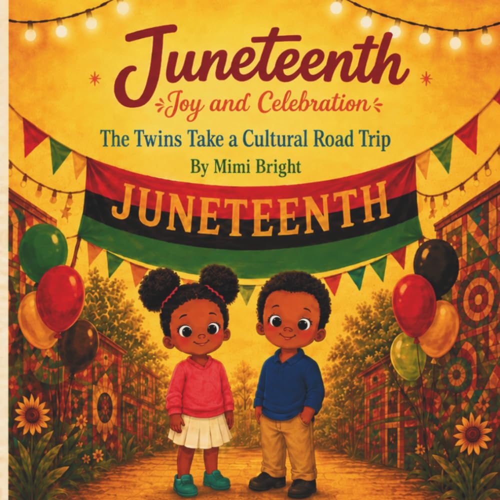 Two by Twins: Juneteenth Joy and Celebration: The Twins Take a Cultural Road Trip - A Black History Picture Book About Freedom and Family for Ages 4-8