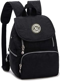 Mini Backpack Purse for Women Nylon Small Backpack Travel Backpack Waterproof Backpack Casual Daypacks Shoulder bag Rucksack, Black, Small