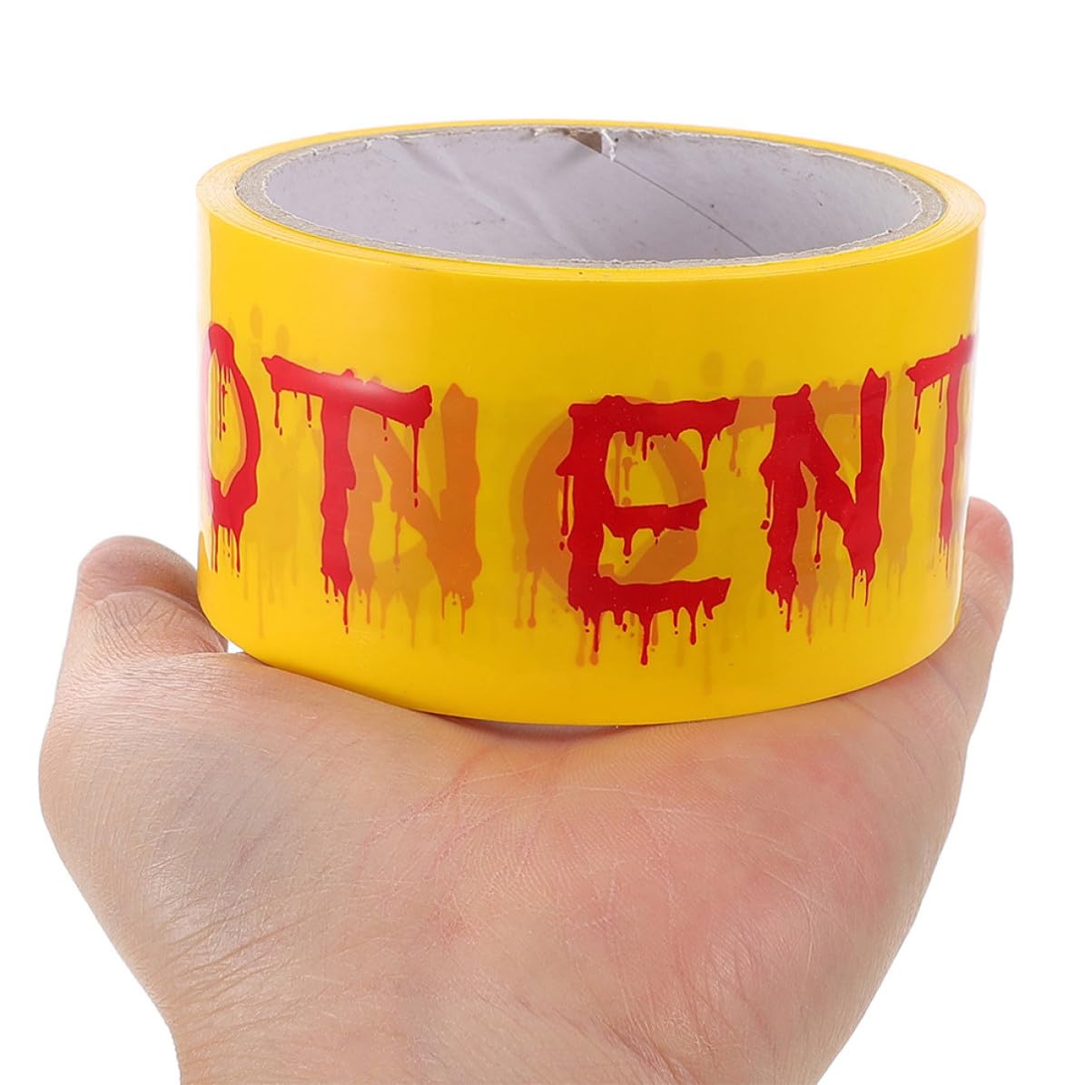 Healvian 8 Rollen Gelbes Halloween Absperrband für Gruselige Deko, 2
