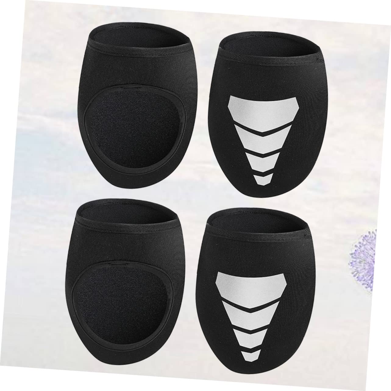 BESPORTBLE 6paia Coprischiena Per Scarpe Da Ciclismo Impermeabili e Riscaldanti Design Riflettente Per Uso Esterno Copertura Antiscivolo e Protezione Durante La Guida