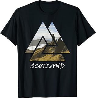 Isle of Skye Schottland Geometrische Travel Shirt