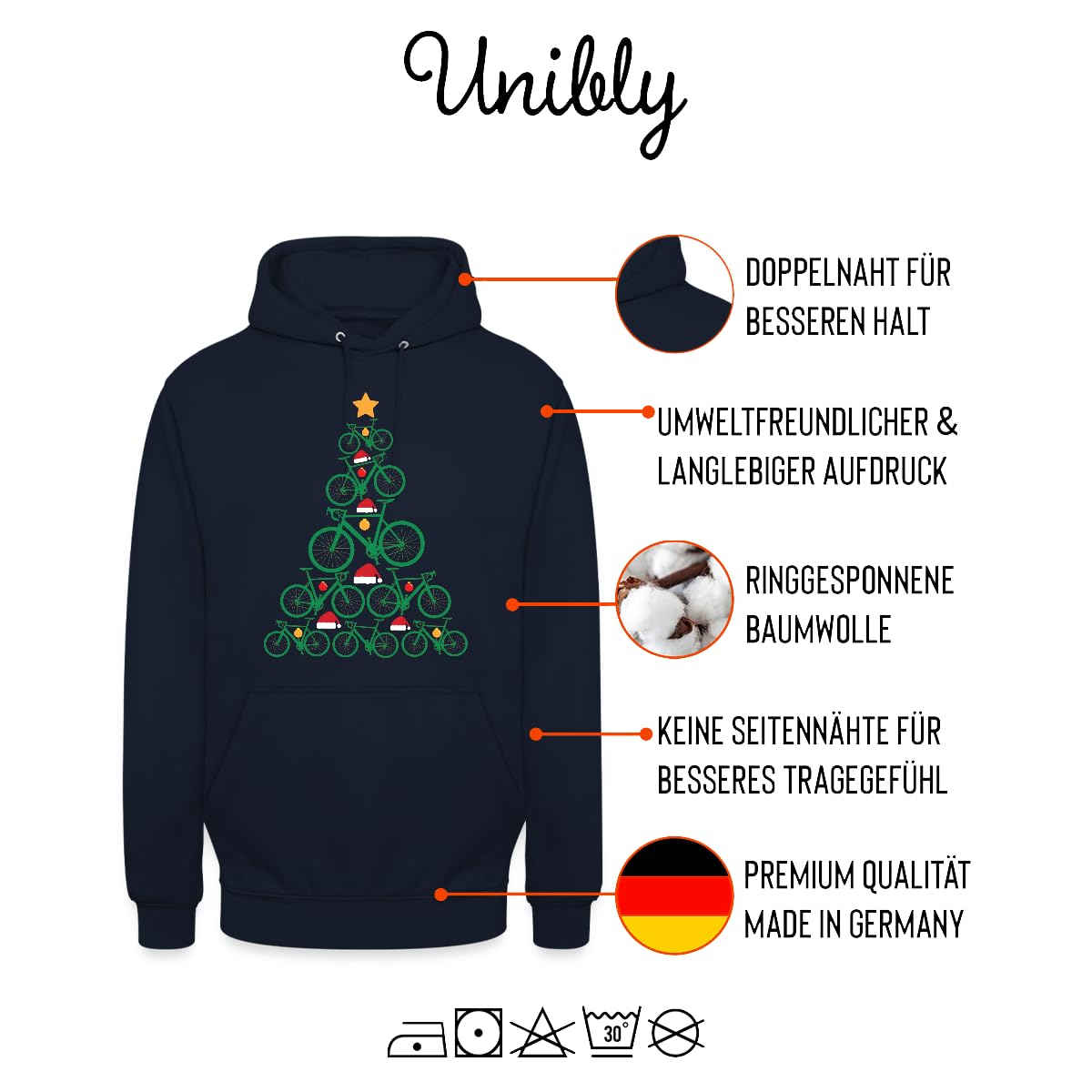 Maglione per albero della bicicletta – Natale