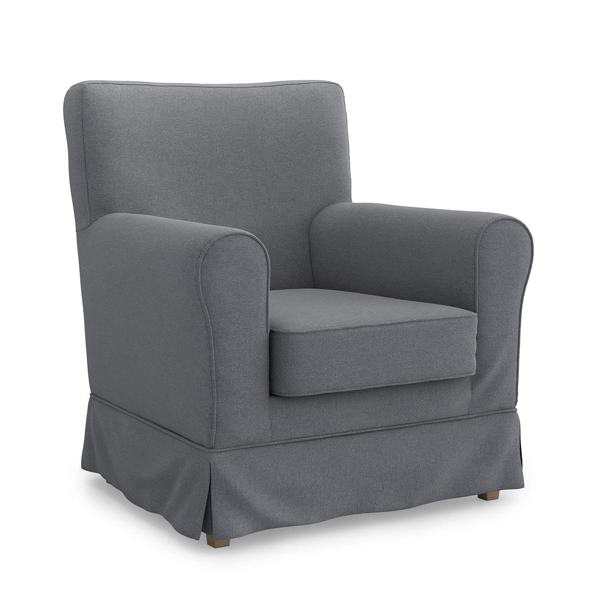 FMCTL Jennylund Chair Cover Replacement for IKEA Ektorp Jennylund Chair Cover, Jennylund Armchair Cover, Jennylund Slipcover Only(Titanium Grey)
