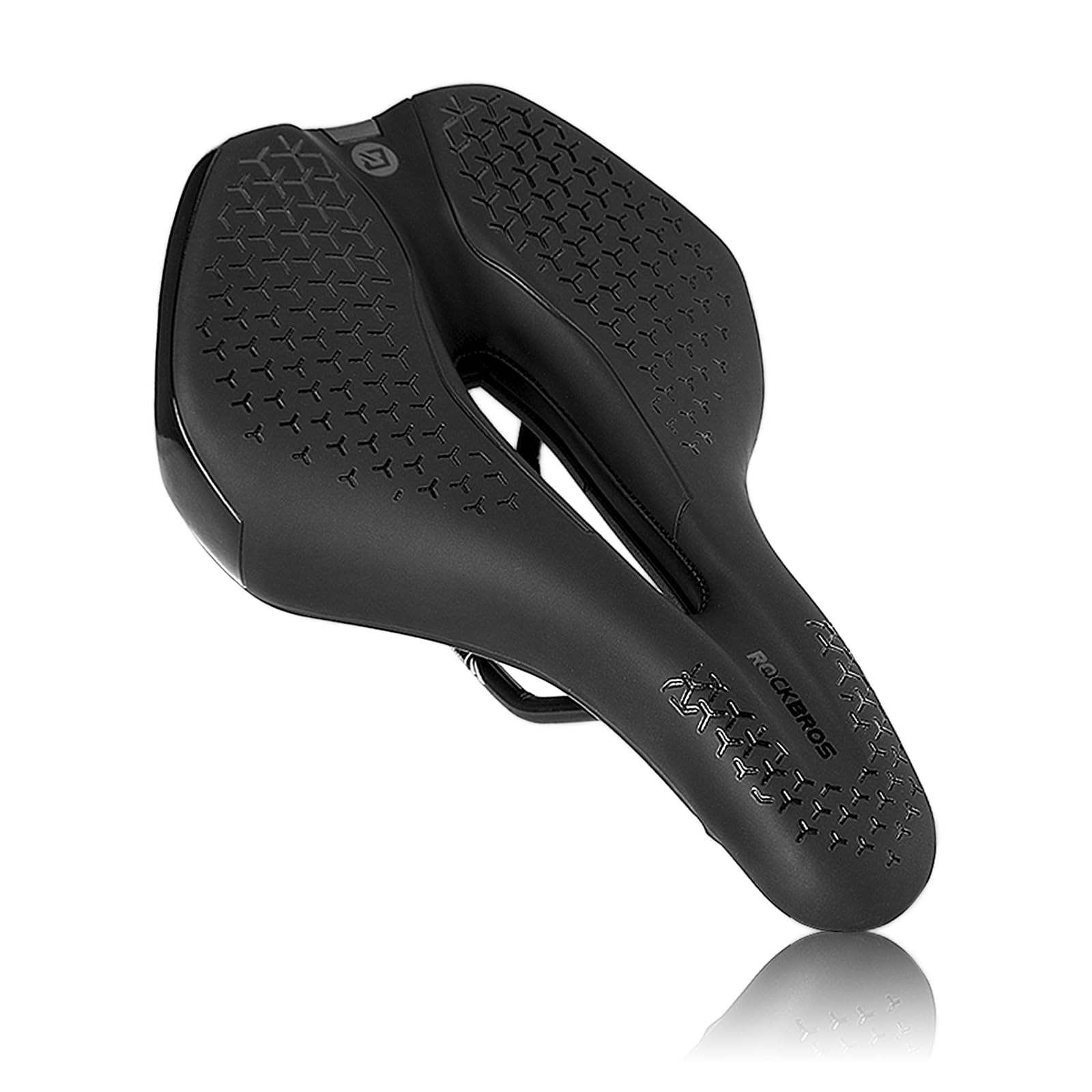 ROCKBROS Siodełko Rowerowe Wygodne, Ergonomiczne Siodełko Rowerowe dla Mężczyzn i Kobiet Antypoślizgowe Sportowe Siodełko Turystyczne Do Rowerów Górskich, Szosowych, MTB, Miejskich i Elektrycznych