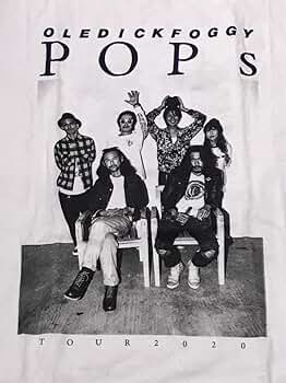 Amazon.co.jp: OLEDICKFOGGY POPs TOUR FINAL Tシャツ 白 オール