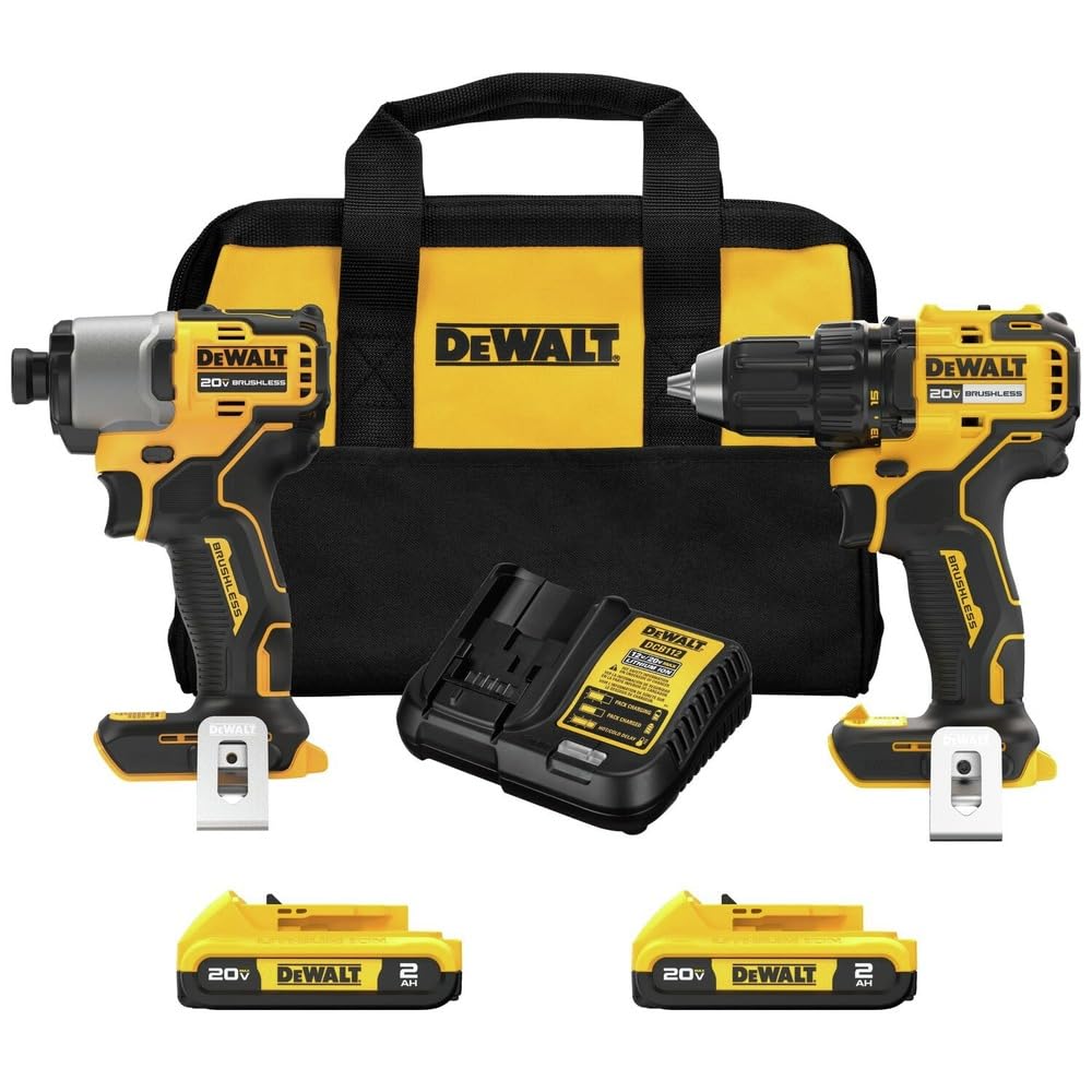 DEWALT 20V Max Brushless 2 Tool Drill & Impact Combo Kit (DCK227D2