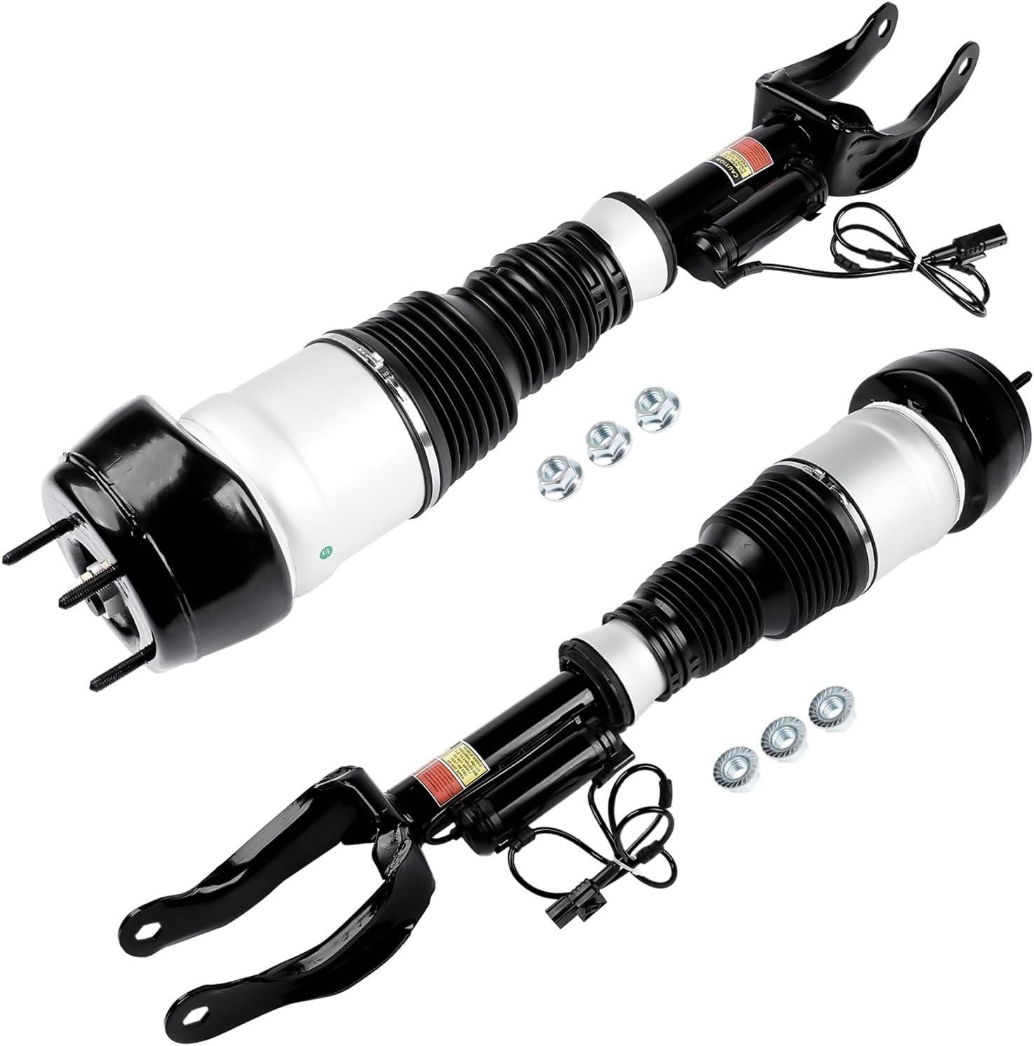GELUOXI Pair Front Air Suspension Shock Struts with ADS Replacement for Mercedes M GL-Class W166 X166 GL ML 350 450 500 550 63 AMG ‎1663206713 1663206813