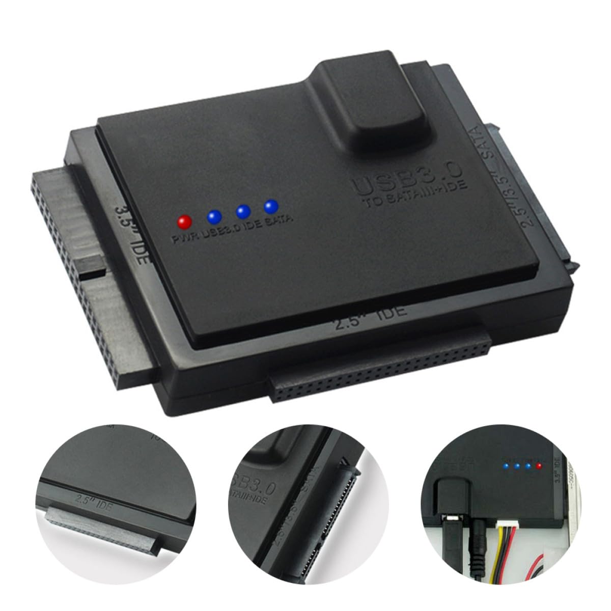 Adattatore per Disco Rigido USB 3.0 per Hdd e SSD 2, 5/3, 5