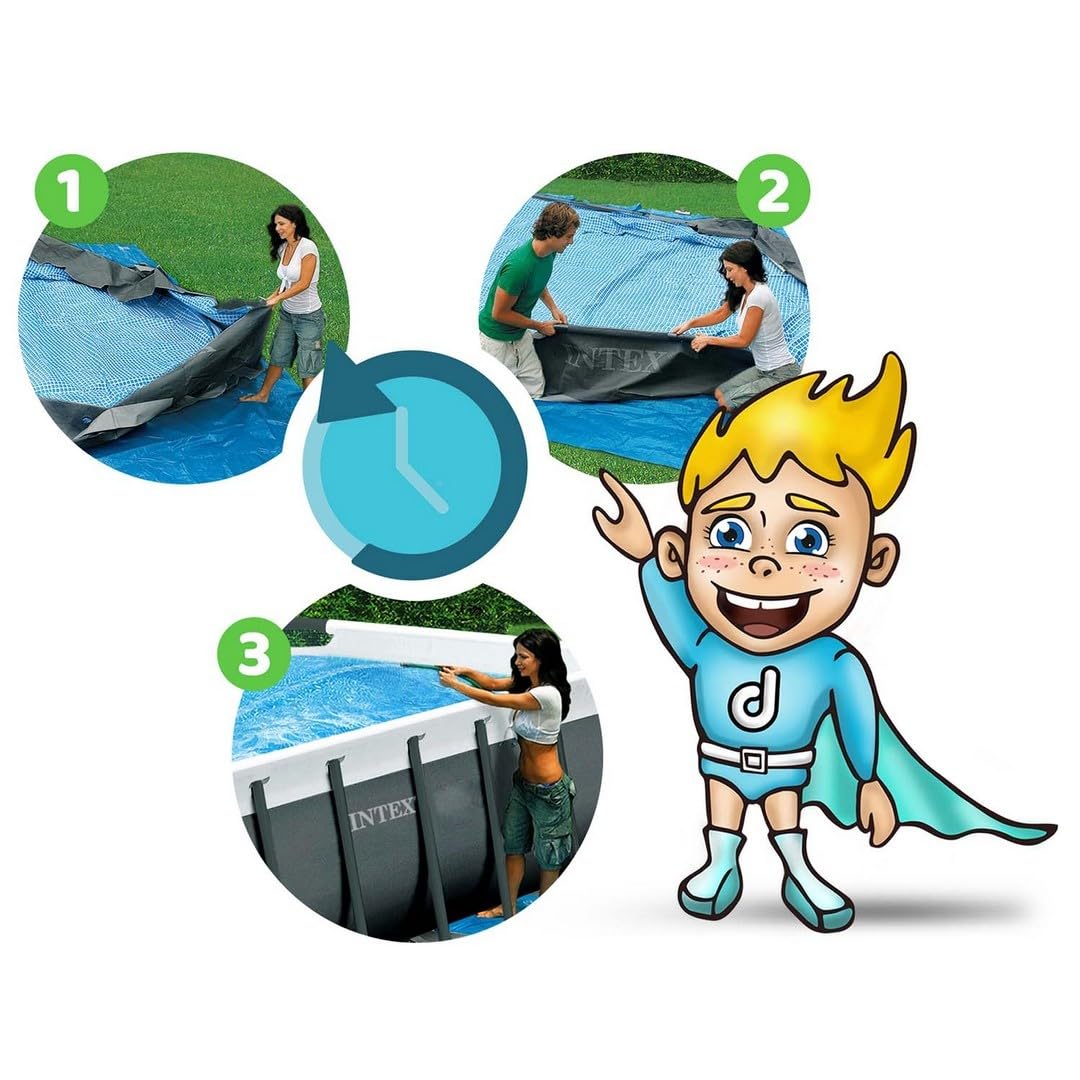 Bestway 56670-3 Piscina Fuori TerraPower Steel da 488x244x122 cm