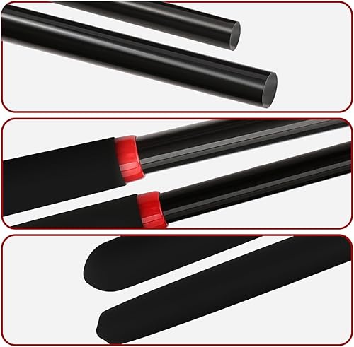 Miniatura 3 de YFCQBB Juego de 2 piezas de 18 pulgadas, color negro, 21 pulgadas