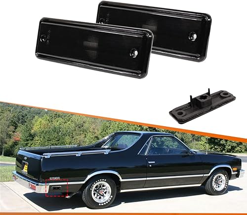 Miniatura 9 de ADIIL Luces LED ámbar de lente transparente para parachoques delantero, compatible con Chevrolet El Camino GMC Caballero 1982-1987, reemplaza las