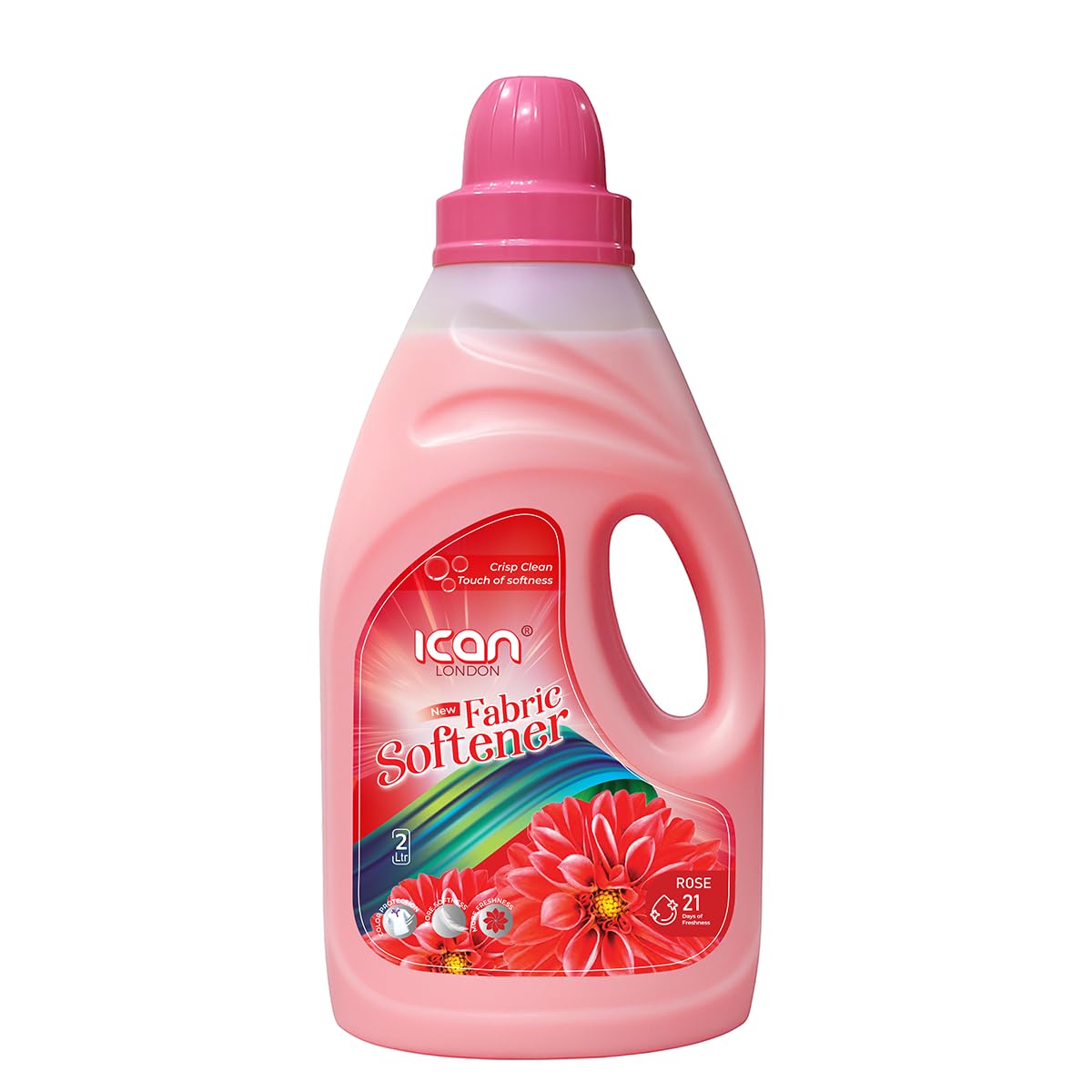 ican London Fabric Softener Rose, 2L