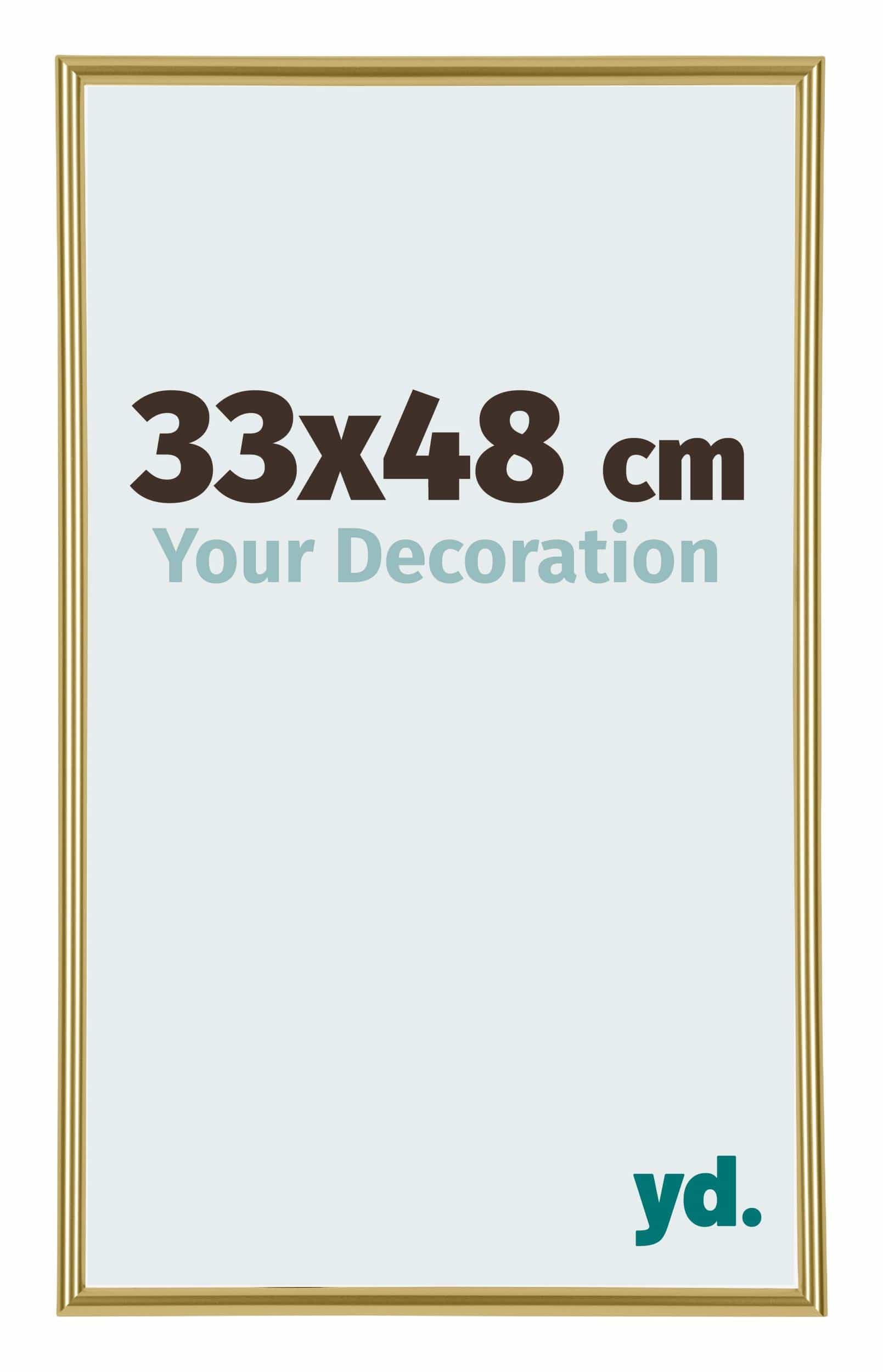 Your Decoration - Puzzle frame 33x48 - Gold - Puzzle frame 500-1000 Pieces - Plastic Photoframe - Annecy