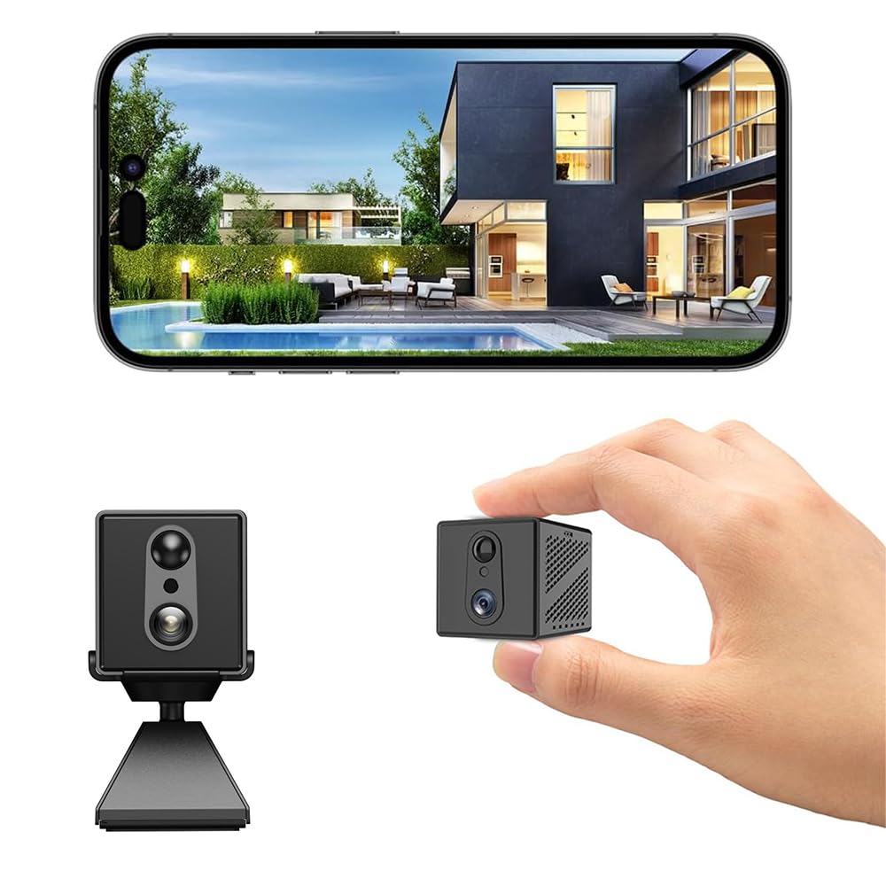 Mini 4K Wireless Camera WIFI Indoor Home Security Camera Outdoor 2.4G/5G WIFI Camera,House WiFi Nanny Cam,Small Home Tiny Cameras with 30-100 Days