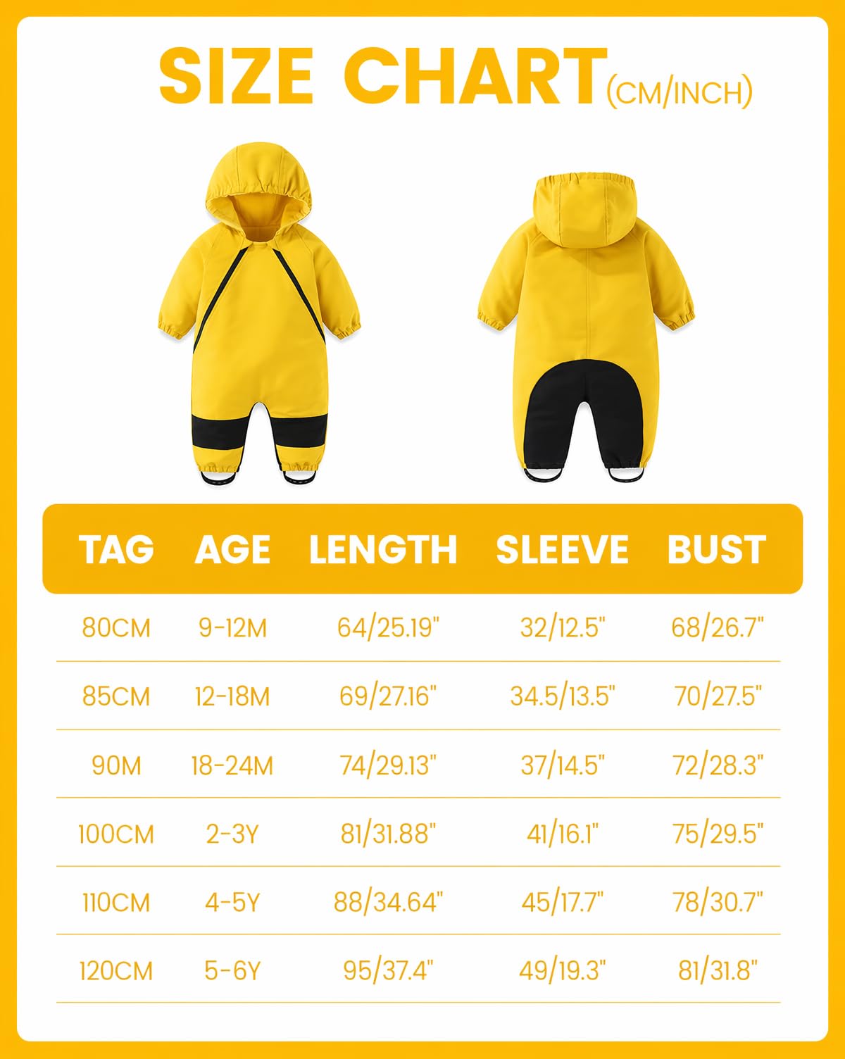 WYTbaby Mameluco Softshell para bebé