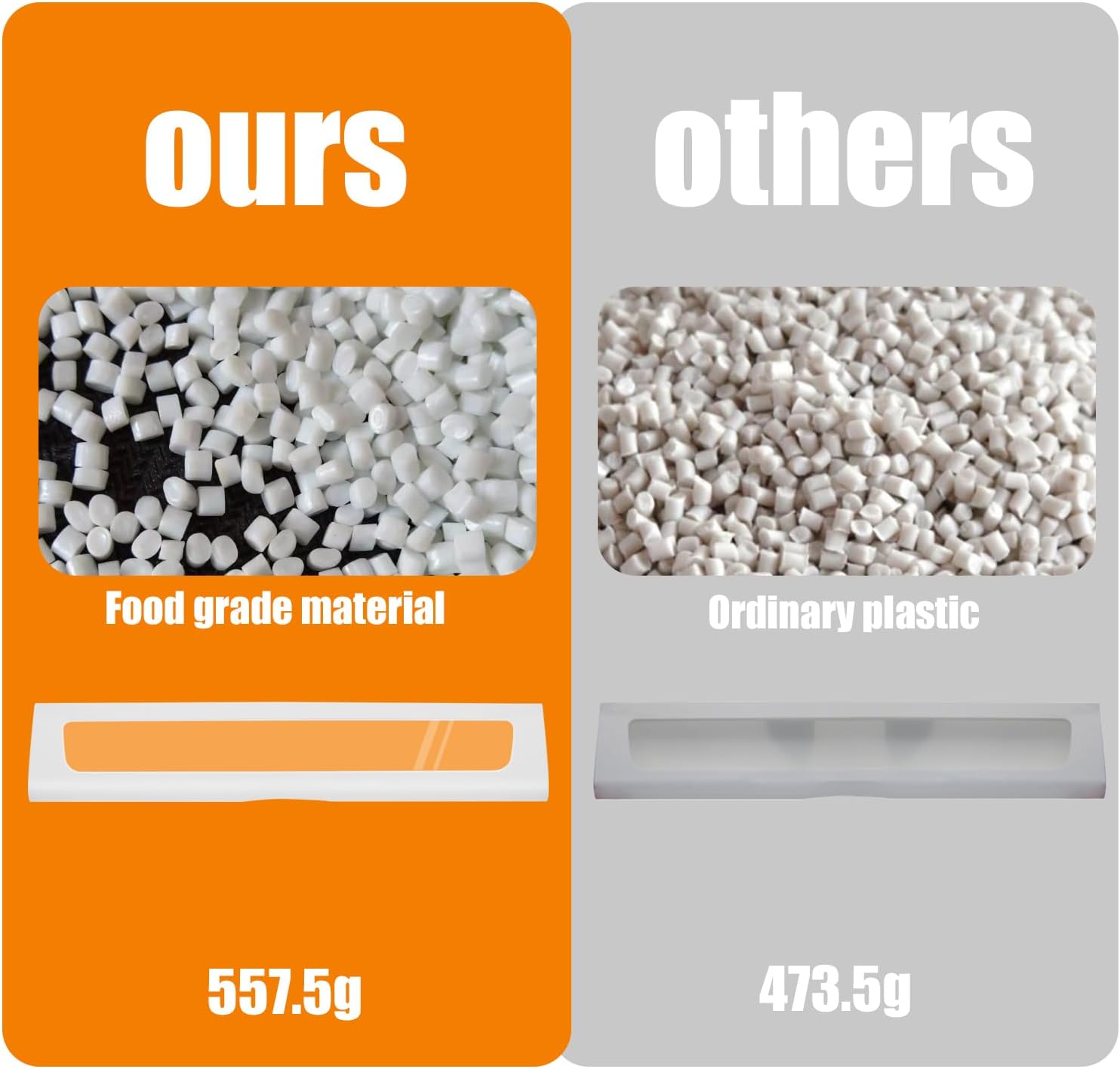 W10827015 AP5985816 Refrigerator Pantry Drawer Door Compatible with kenmore, maytag, whirlpool, amana, Jenn-Air, KitchenAid, Ikea, Dacor, Gaggenau Refrigerator - Replaces 12656813, 67005903