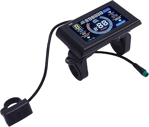 Miniatura 3 de Electric Bike LCD Display, High Definition Cycling Computer with Smart Chip for DC24V 36V 48V E Bike