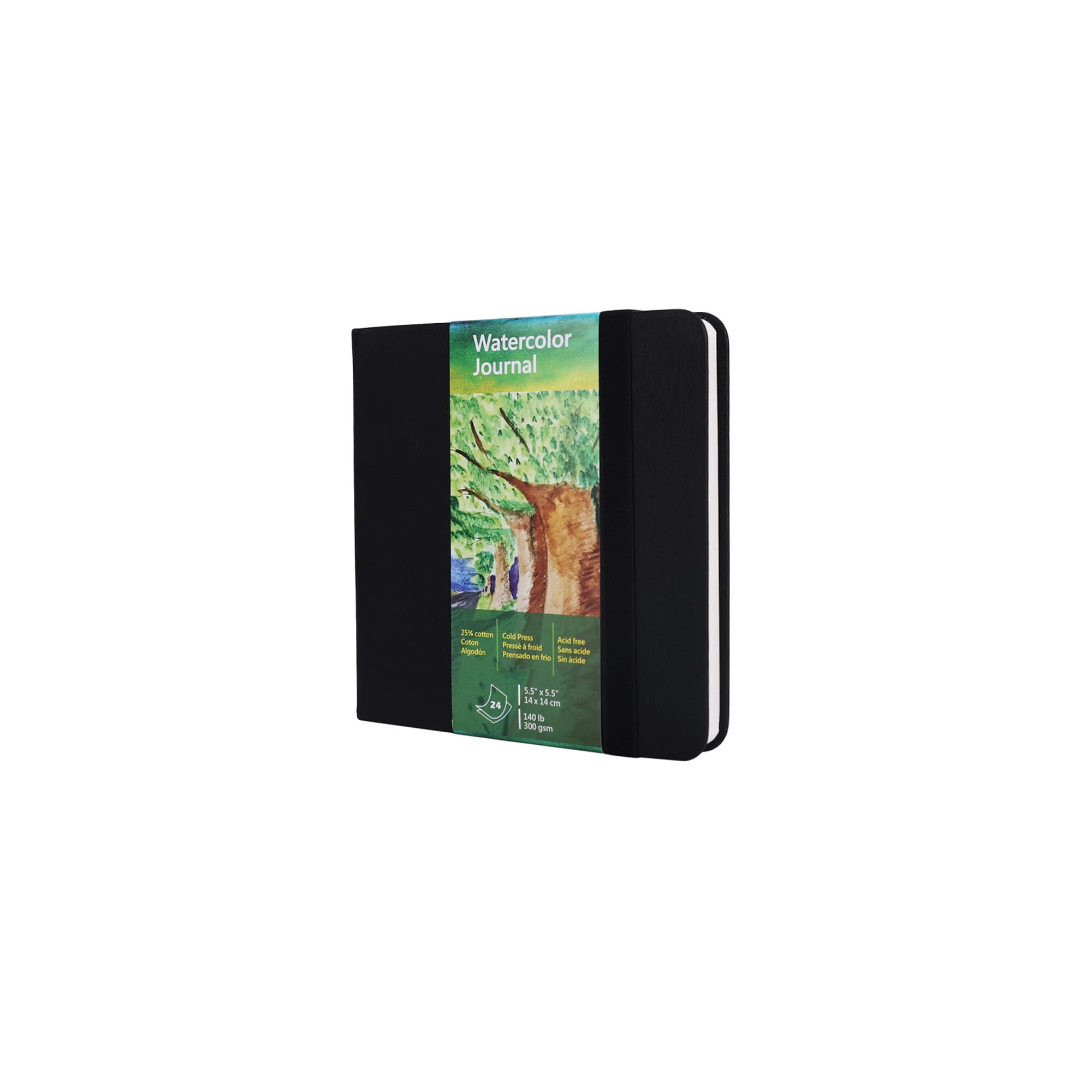 Tumuarta Blocco Ad Acquerello, 640 G/m², 100% Cotone, 12,7 X 17,8 Cm, 10 Fogli, Bianco Naturale, Senza Acidi, Pressato A Freddo, Album Per Schizzi E Libri Multimediali Misti Per Acquerelli, Acrilico