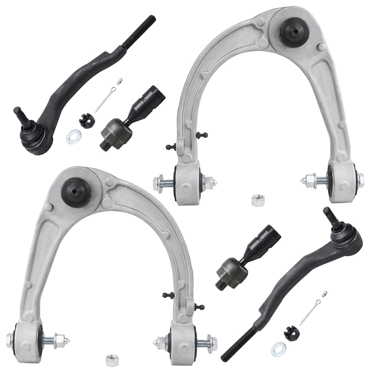 Detroit Axle - AWD Front 6pc Control Arms Kit for 08-14 Cadillac CTS, 2008