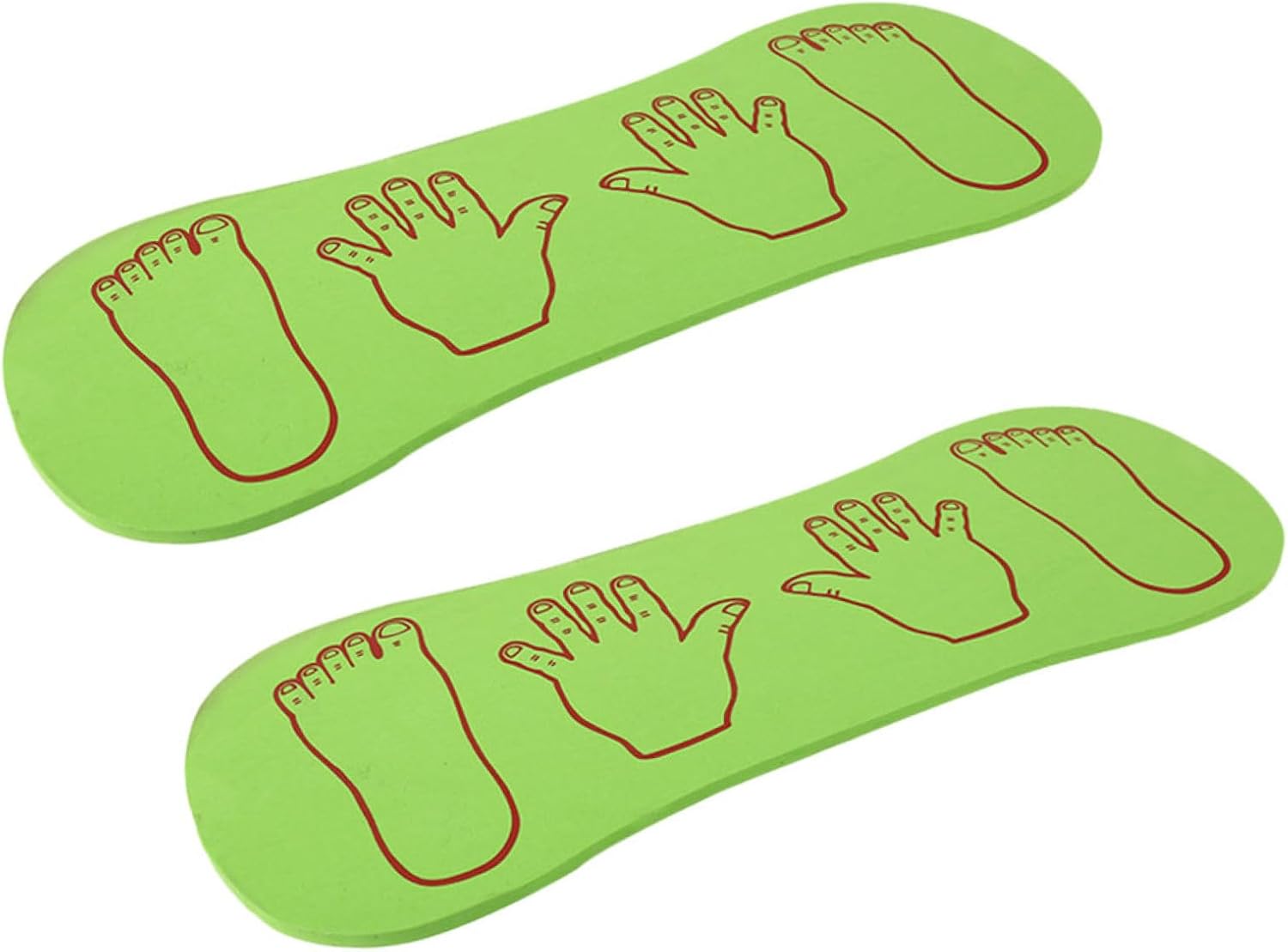 KICHOUSE EVA Hand-Foot Coordination Training Board 2Pcs Outdoor Boys and Girls Balanced Boards for Exercising Creative Play and Sensory Training