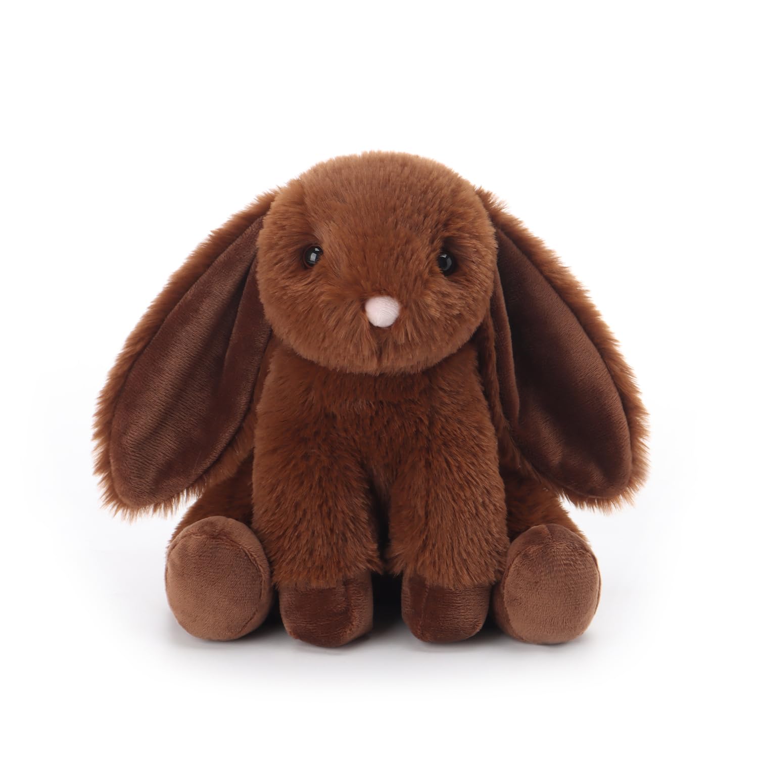 Apricot Lamb Chocolate Brown Bunny Rabbit Stuffed Animals Plush Toys 8"