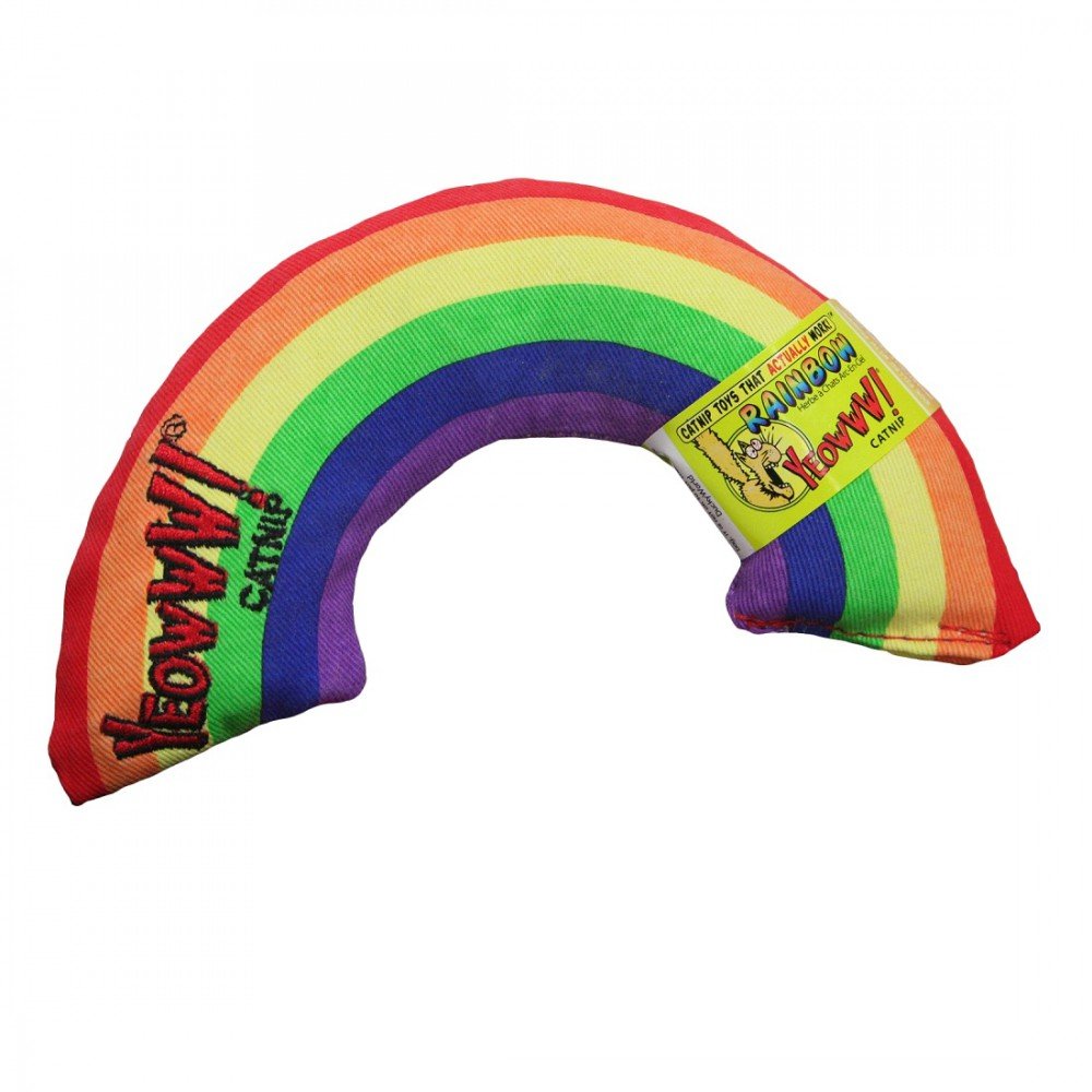 NEW! Yeowww Rainbow for your cat filled with catnip