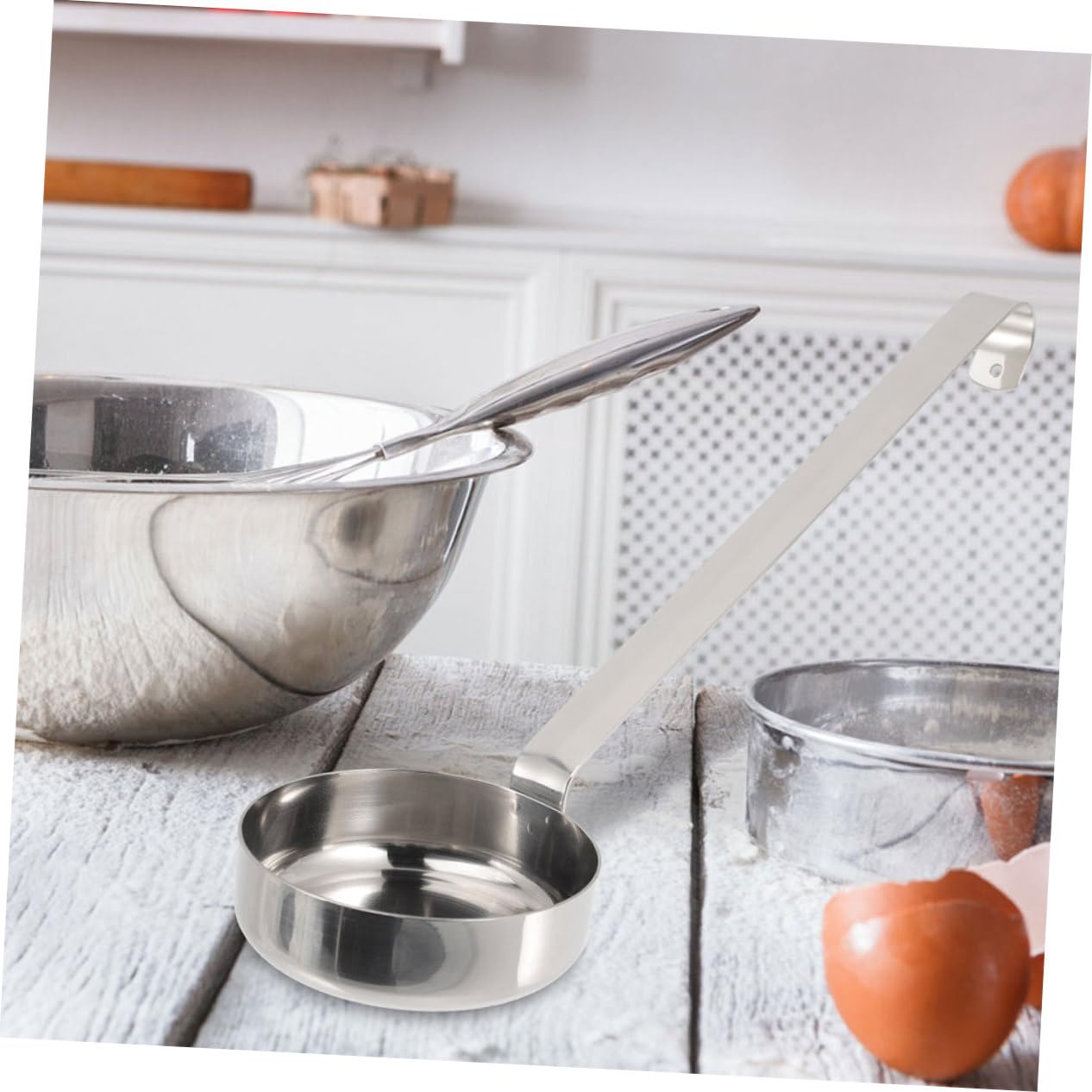 3 Stück Soßenlöffel Edelstahl Flache Saucenkelle Für Suppen Dessertdressings Küchenhelfer