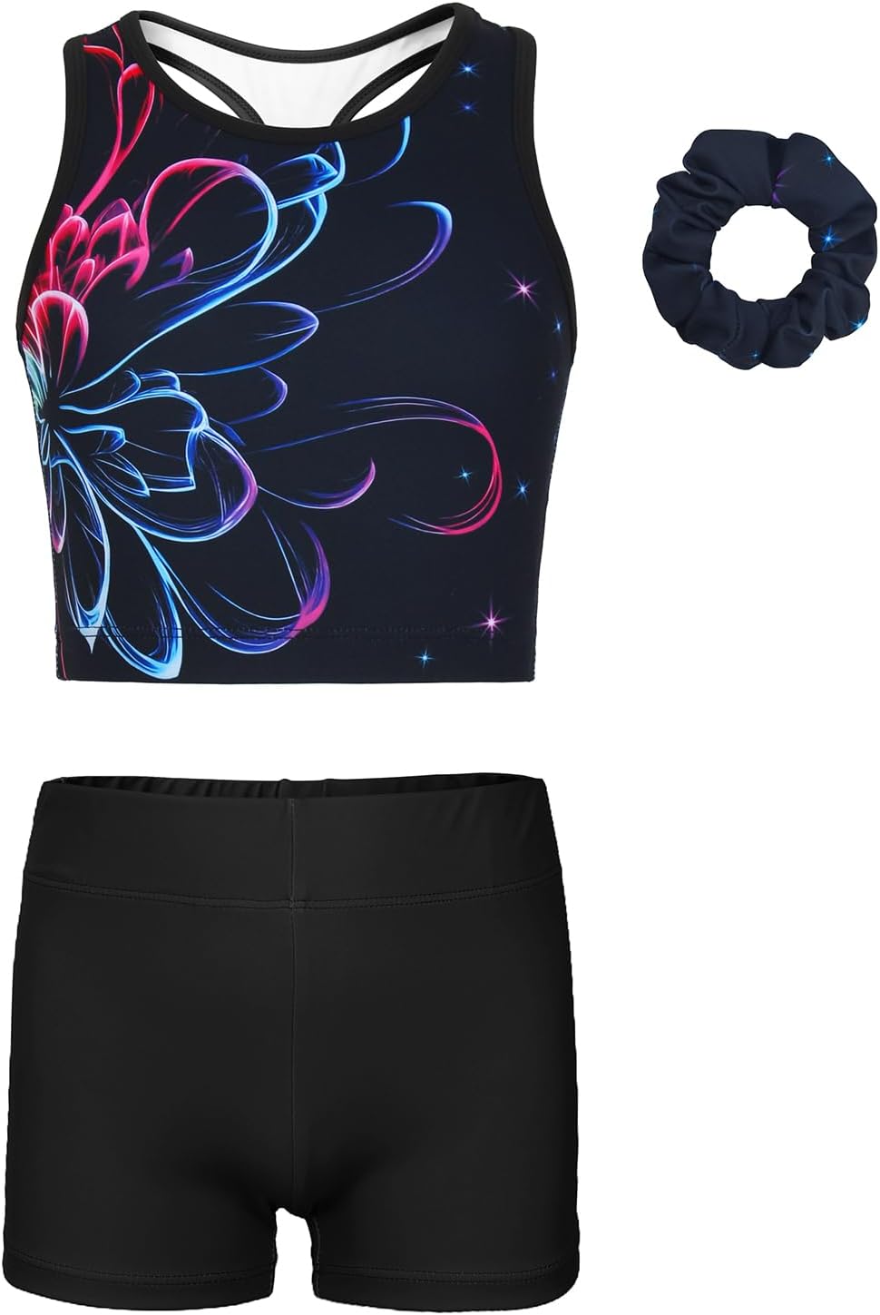 MODAFANS Gymnastics Leotards for Girls With Shorts Tumbling Dance Unitards Biketards Activewear