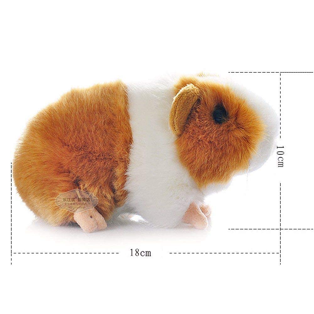 Peluche De Conejillo De Indias Realista De 18 Cm | Suave Y Ecológico Para Niños | GVMJHYK