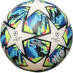 チャンピオンズリーグ サッカーボール 4号球 5号球 PU ワールドカップ 空気入れサッカー 練習球 試合 小学生 中学 一般 大学 高校用 軽量 足球 耐摩耗 試合球 練習球 耐摩耗 試合球 [並行輸入品]