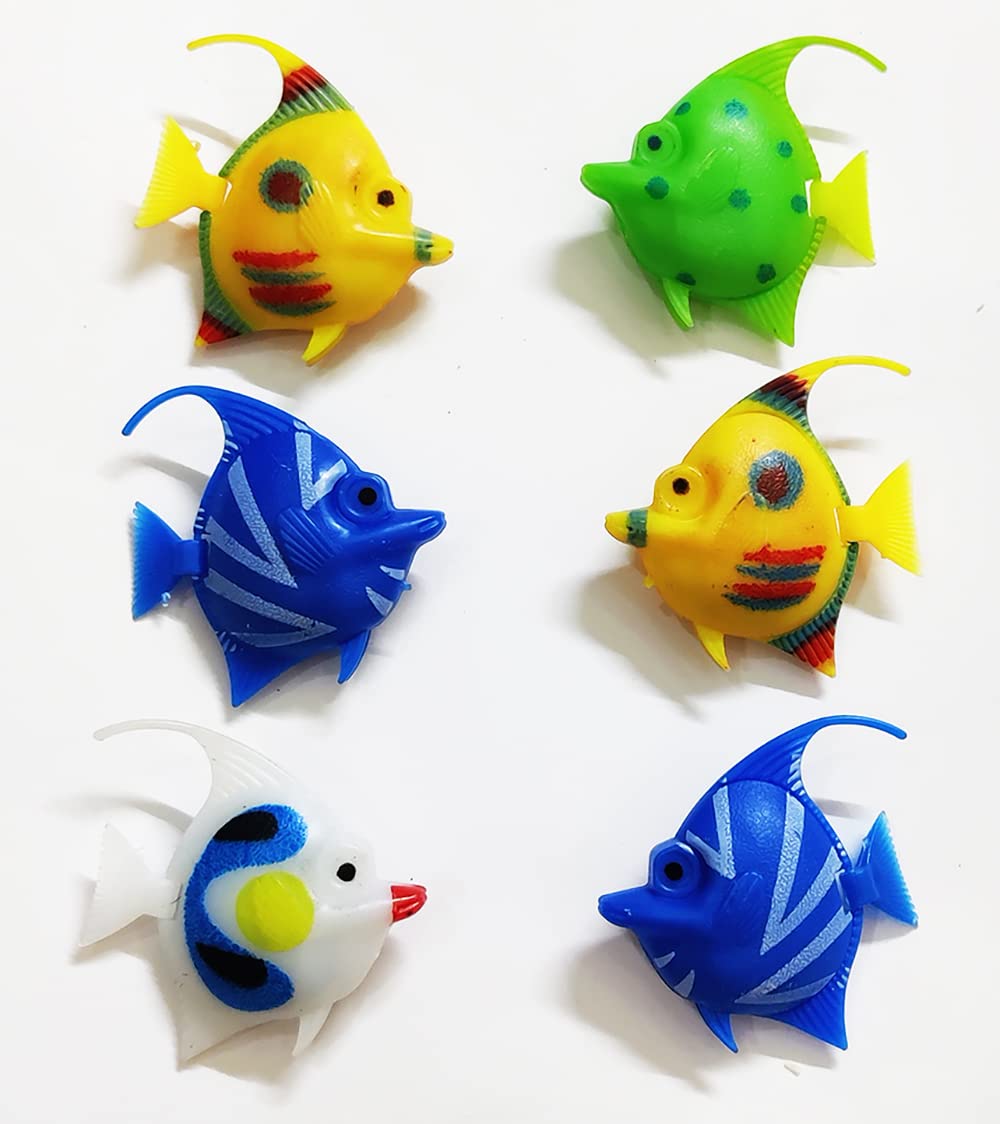 BITONA® 6 Piece Beautiful Artificial Plastic Fishes for Decorating Aquarium Fish Tank (6 pc) (B0BMHMH4KR) Amazon Price History, Amazon Price Tracker