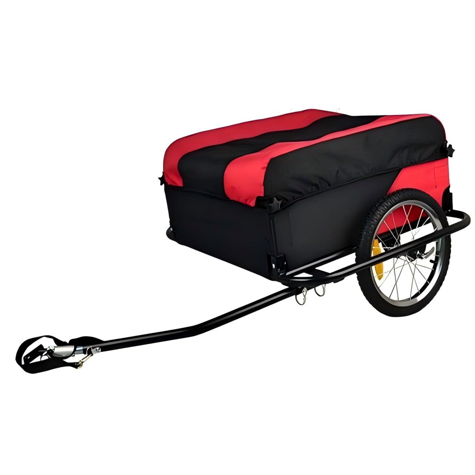 Przyczepka rowerowa 40 kg, składana przyczepka rowerowa Oxford, do przeprowadzek, na kemping, zakupy