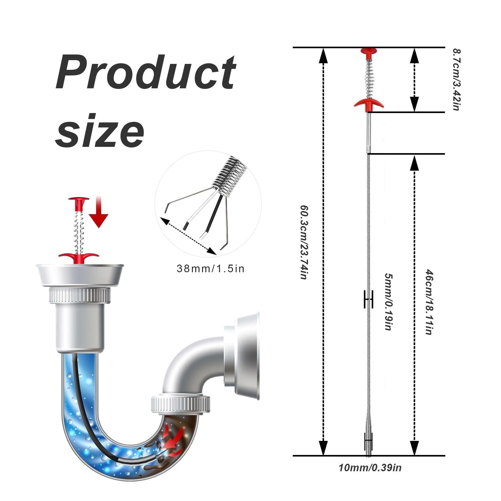 MYLERCT Claw Gripper, 60 cm Gripper Flexible Claw Gripper - Image 2