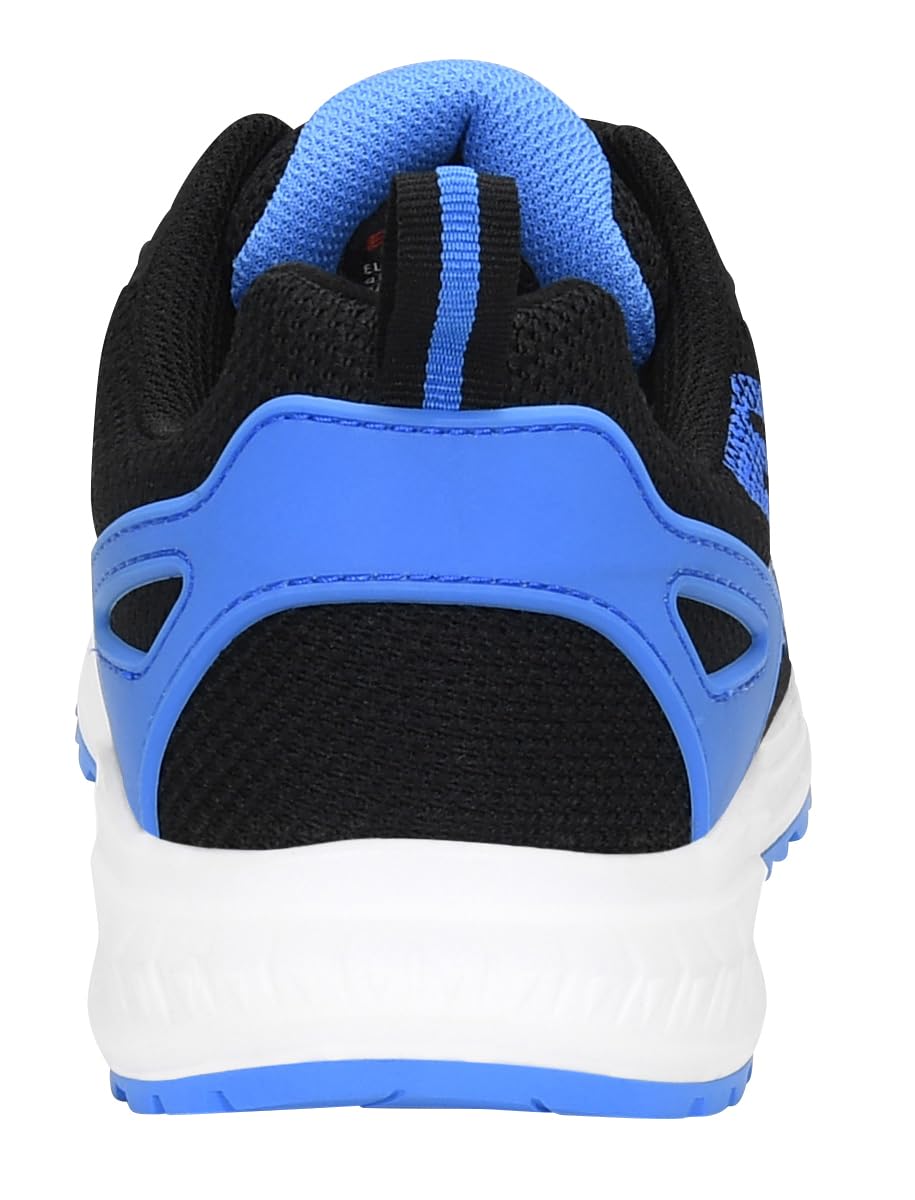 ELTEN BATIS Black-Blue Low ESD S1P - Zapatos de seguridad para hombre y mujer, textil, puntera de plástico (más ligero que la puntera de acero), ligeros, deportivos, negro/azul