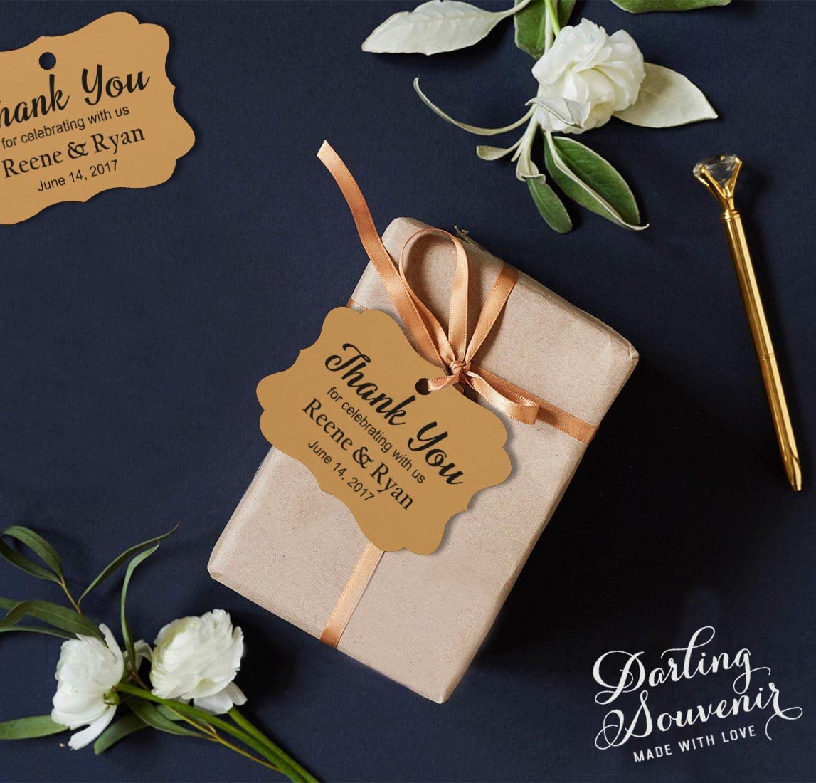 Shopper di carta kraft personalizzata S - personalizzale con il tuo logo