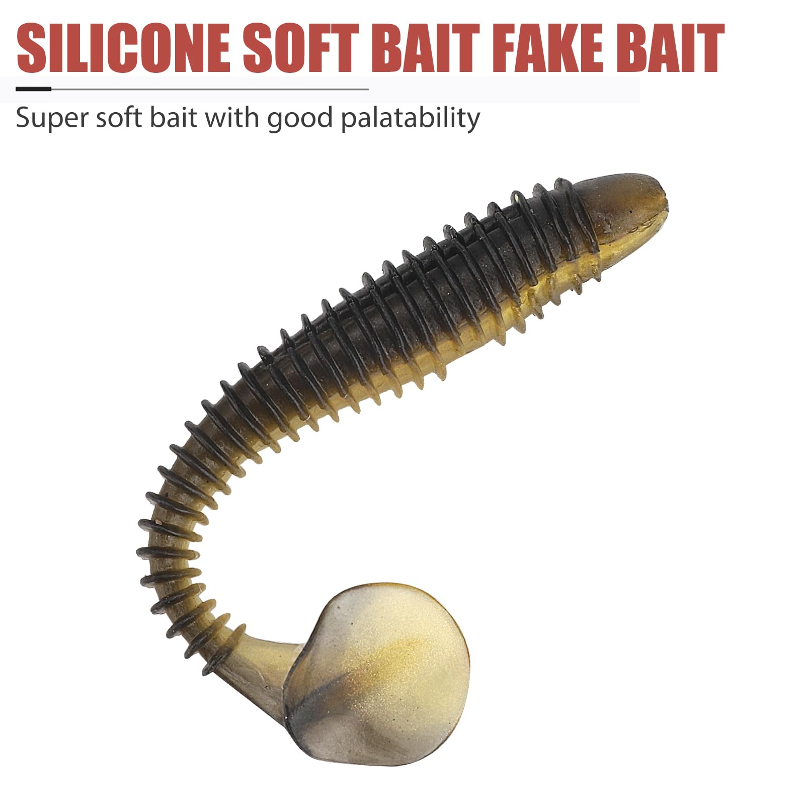 Set di esche da pesca da 27 pezzi, con esche in gomma, rigide, accessori e spinner, adatto per acqua dolce e salata