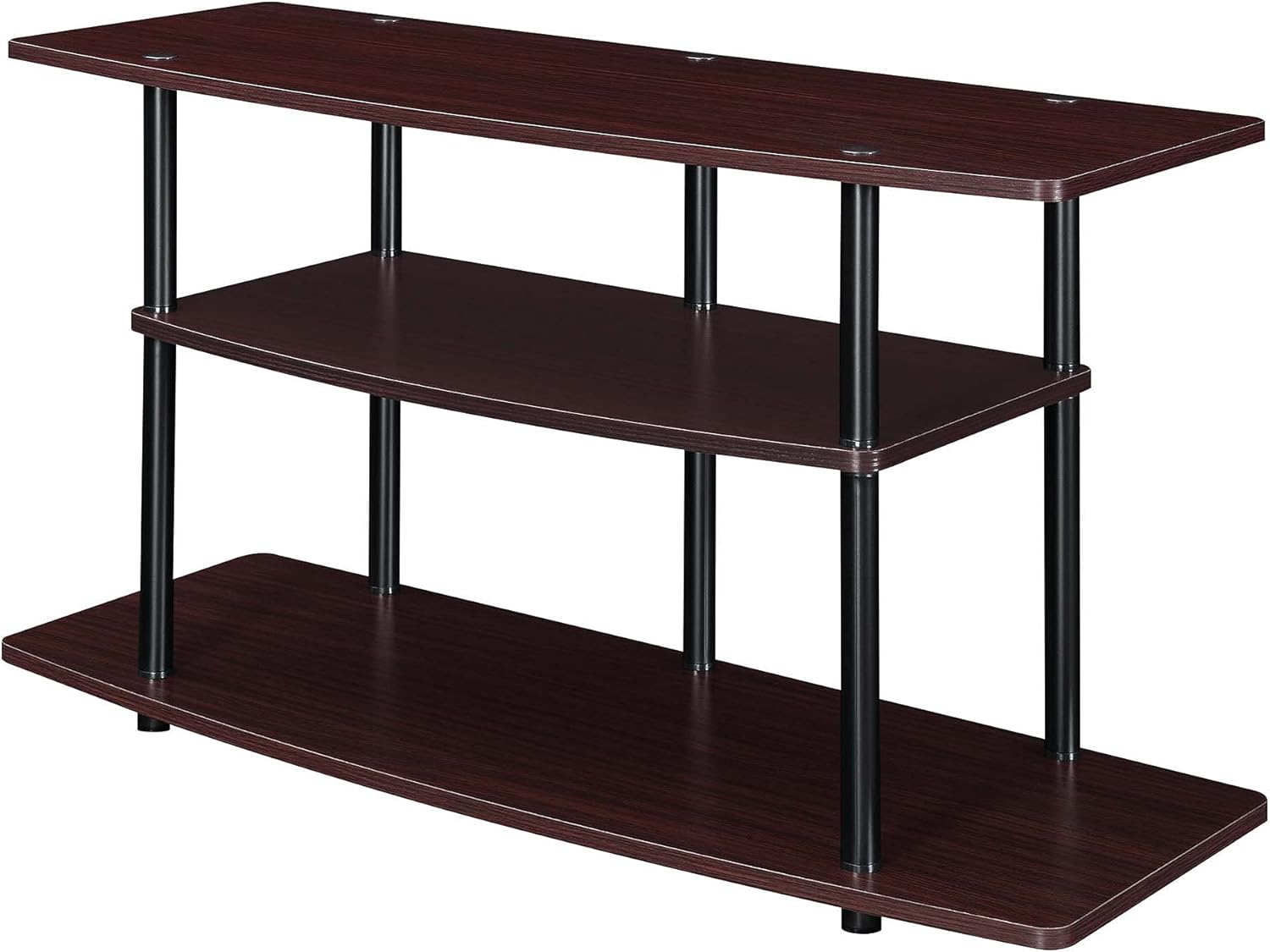 Convenience Concepts Designs2Go 3-Tier Wide TV Stand, Weathered Gray : Home & Kitchen