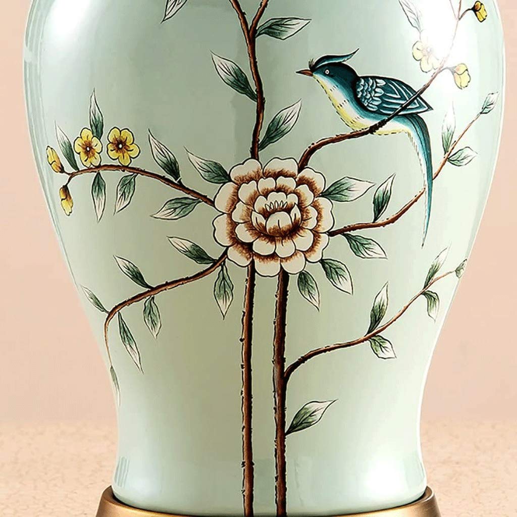 Nowoczesna minimalistyczna kreatywna dekoracja LED z abażurem lnianym, ceramiczna lampa stołowa, metalowa podstawa, sypialnia, salon, lampka nocna