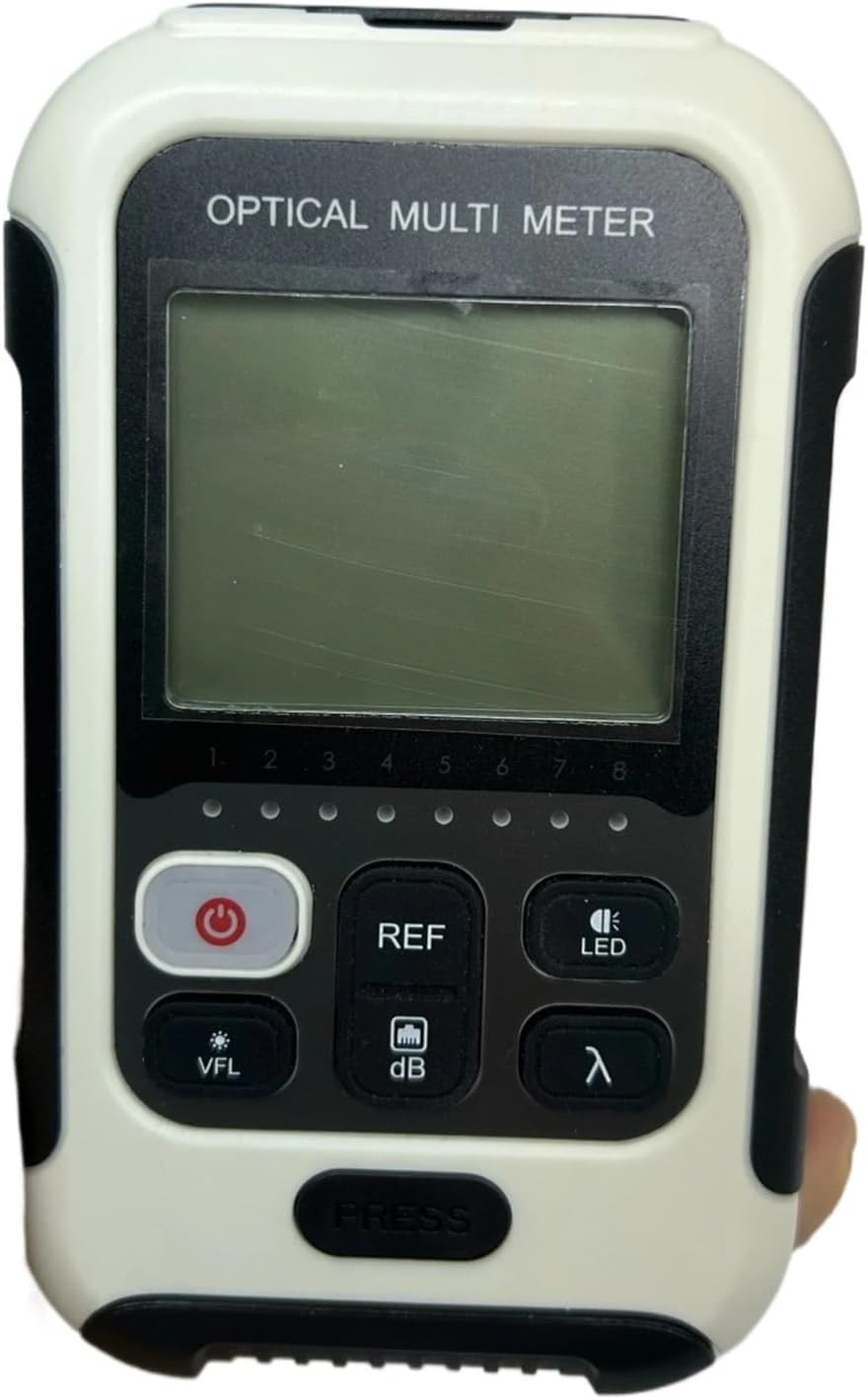 OTDR, TM570 Optical Power Meter with Red Light, 3 in 1 Machine, Fiber Tester, Network Cable Test, LED Lighting,Outdoor Field Work(C)