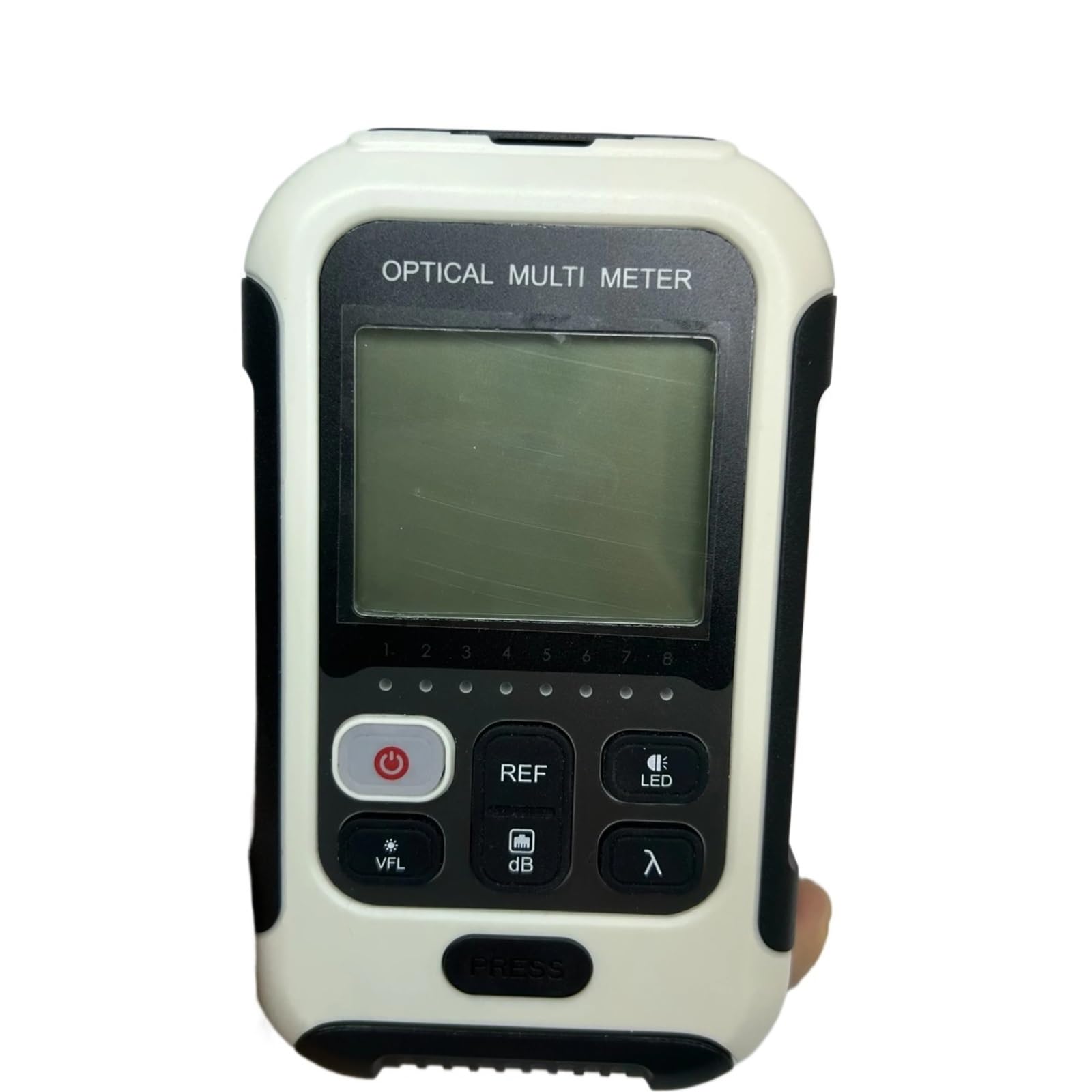 OTDR, TM570 Optical Power Meter with Red Light, 3 in 1 Machine, Fiber Tester, Network Cable Test, LED Lighting,Outdoor Field Work(C)