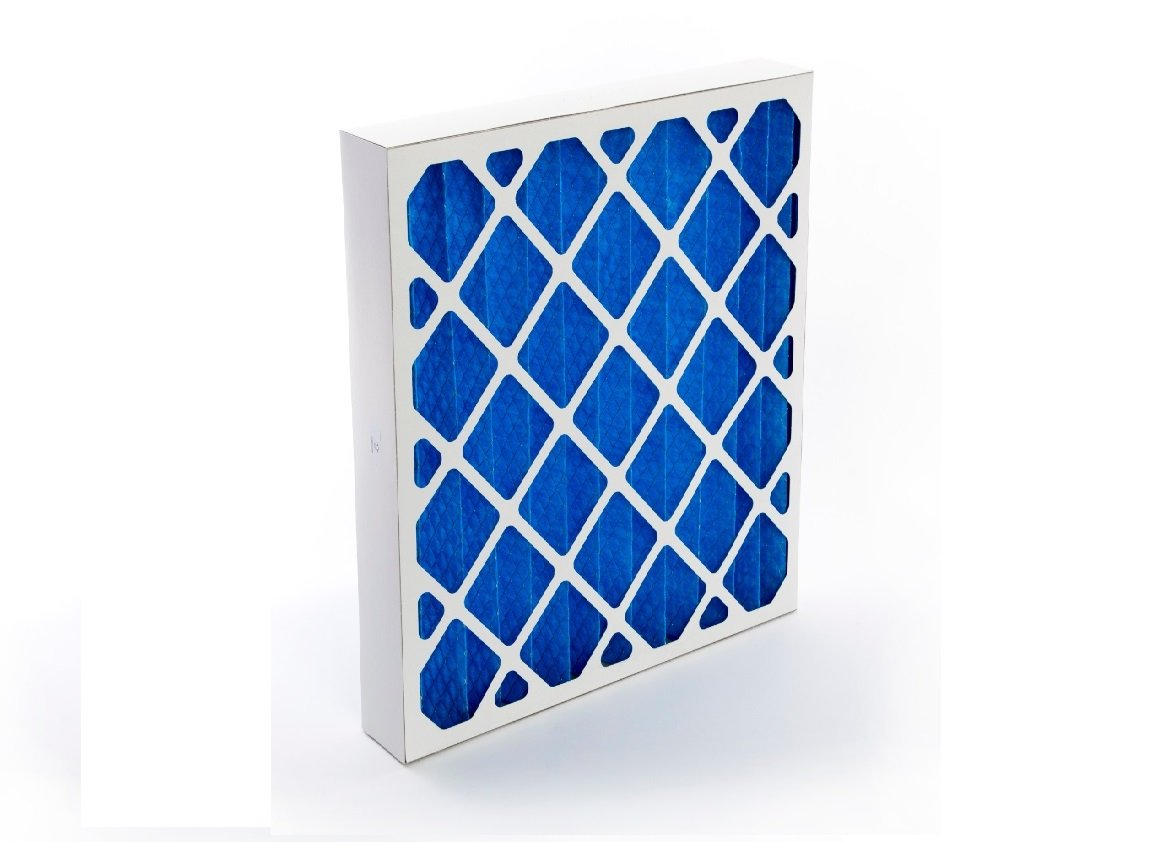 GVS Filter Technology G4P.24.24.2.SUA001.005 Filtre à panneau plissé G4, bleu/blanc (paquet de 5)