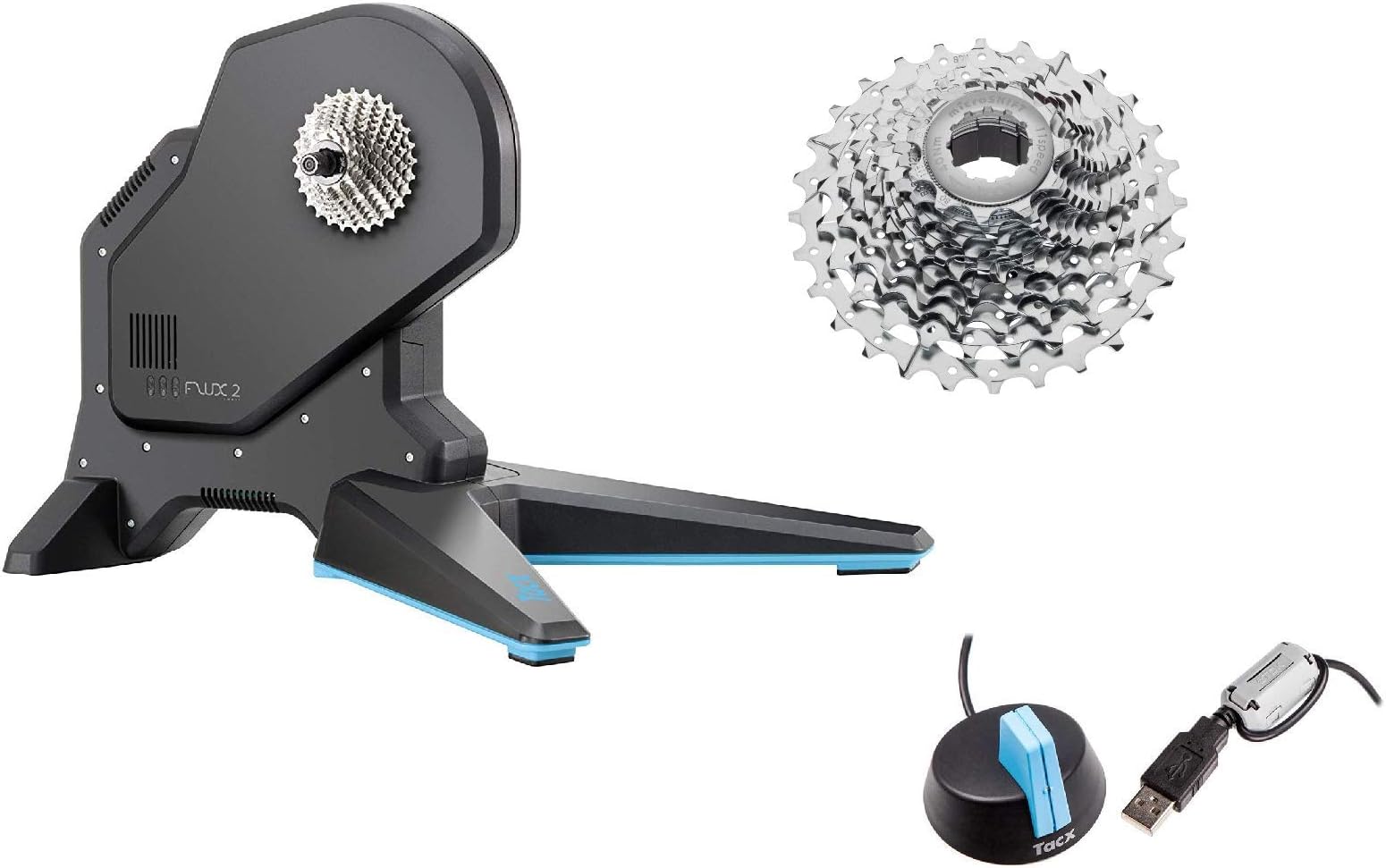 TACX Flux 2 with Cassette 11-Speed Cassette and Antenna