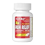 HealthA2Z Pain Relief Extended Release | Acetaminophen 650mg | 8 Hours | Arthiritis Pain | Pain Reliever - Fever Reducer | Contains no Aspirin (100 Count)
