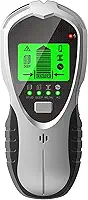 Moniss Localizador de vigas Scanner de parede 4 em 1 Detector de metais digital multifuncional Detector de parede portátil Centro de localização com tela LCD para vigas de madeira Decoração de pinos de fios CA
