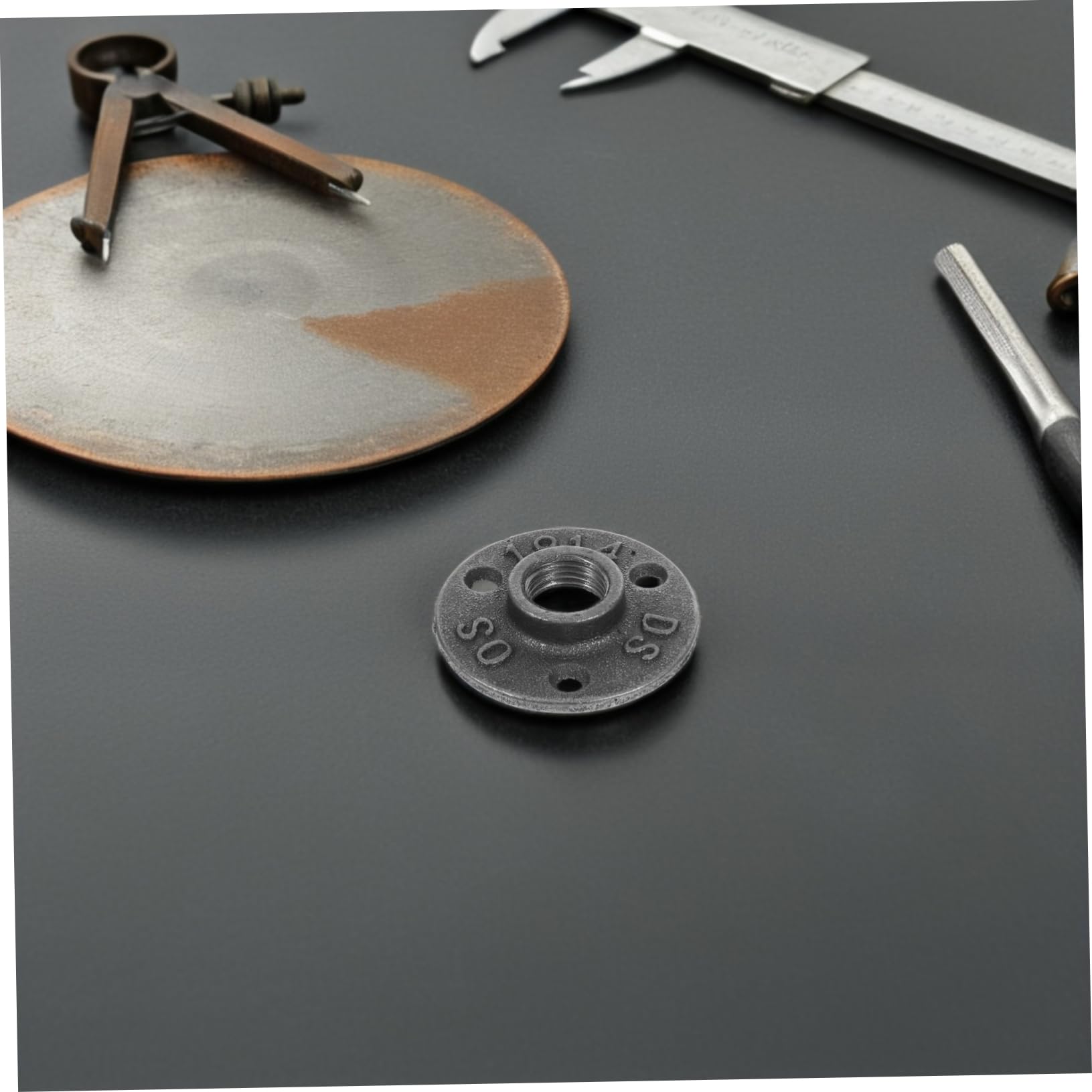 Flangia da Parete Filettata in Ferro 20mm, 10 Pezzi